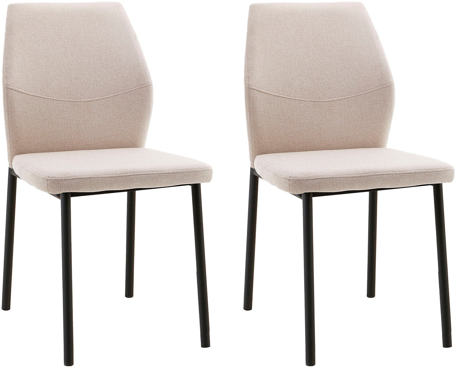 GOODproduct Esszimmerstuhl »Lumos« (Set) 2 Stk.Webstoff in vielen Farben erhältlich mit stabilem Metalluntergestell