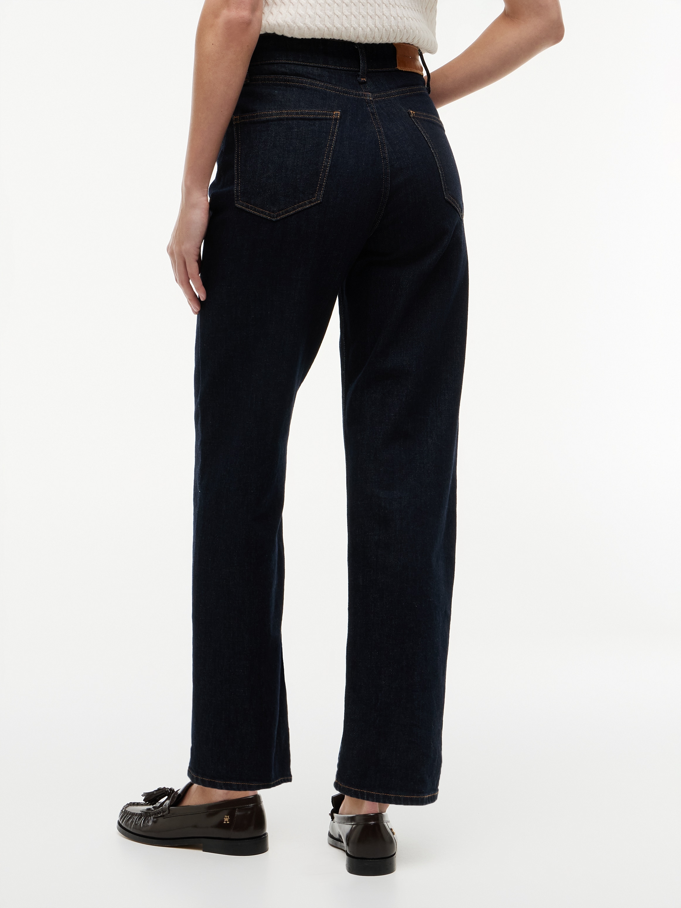 Tommy Hilfiger Jeans taille haute »TAPERED RINSE HW ANKLE« Baumwolle, knöchellang, high waist