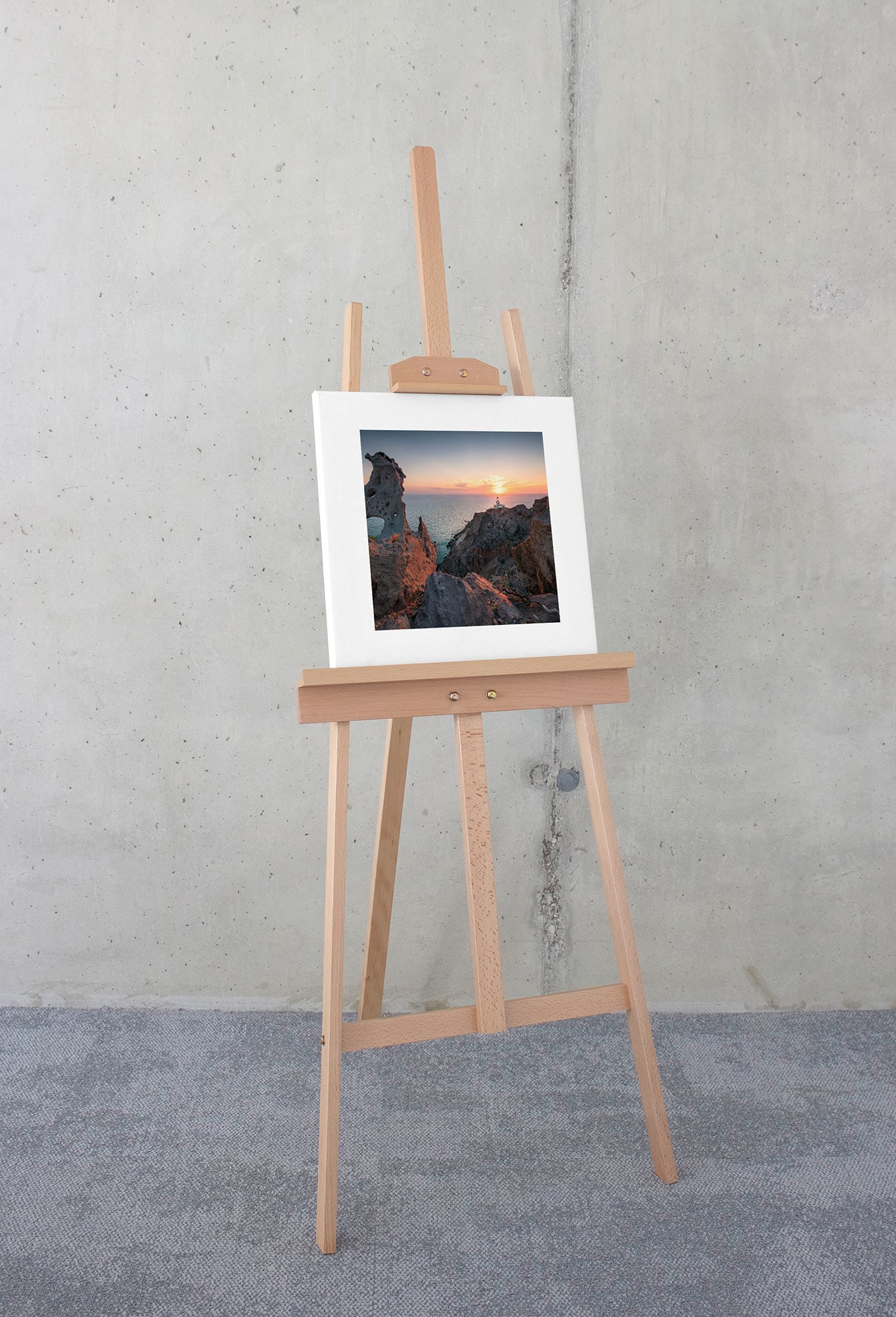 Komar Leinwandbild »Northern Light - Grösse 40 x 30 cm« Baum | Berge | Blätter | Foto | Jahreszeiten | Landschaft | Meer | Natur | Palmen | Strand Packung, 1 Stk. tlg. Keilrahmenbild mi Echtholzrahmen