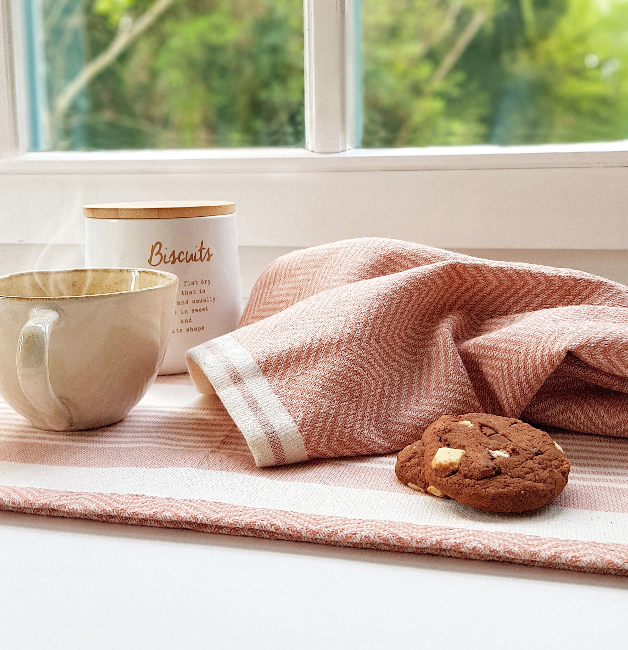 framsohn frottier Geschirrtuch »Modern Living Streifen, aus 100% Baumwolle« dichte Feinwebung, in Österreich hergestellt, 50x70 cm