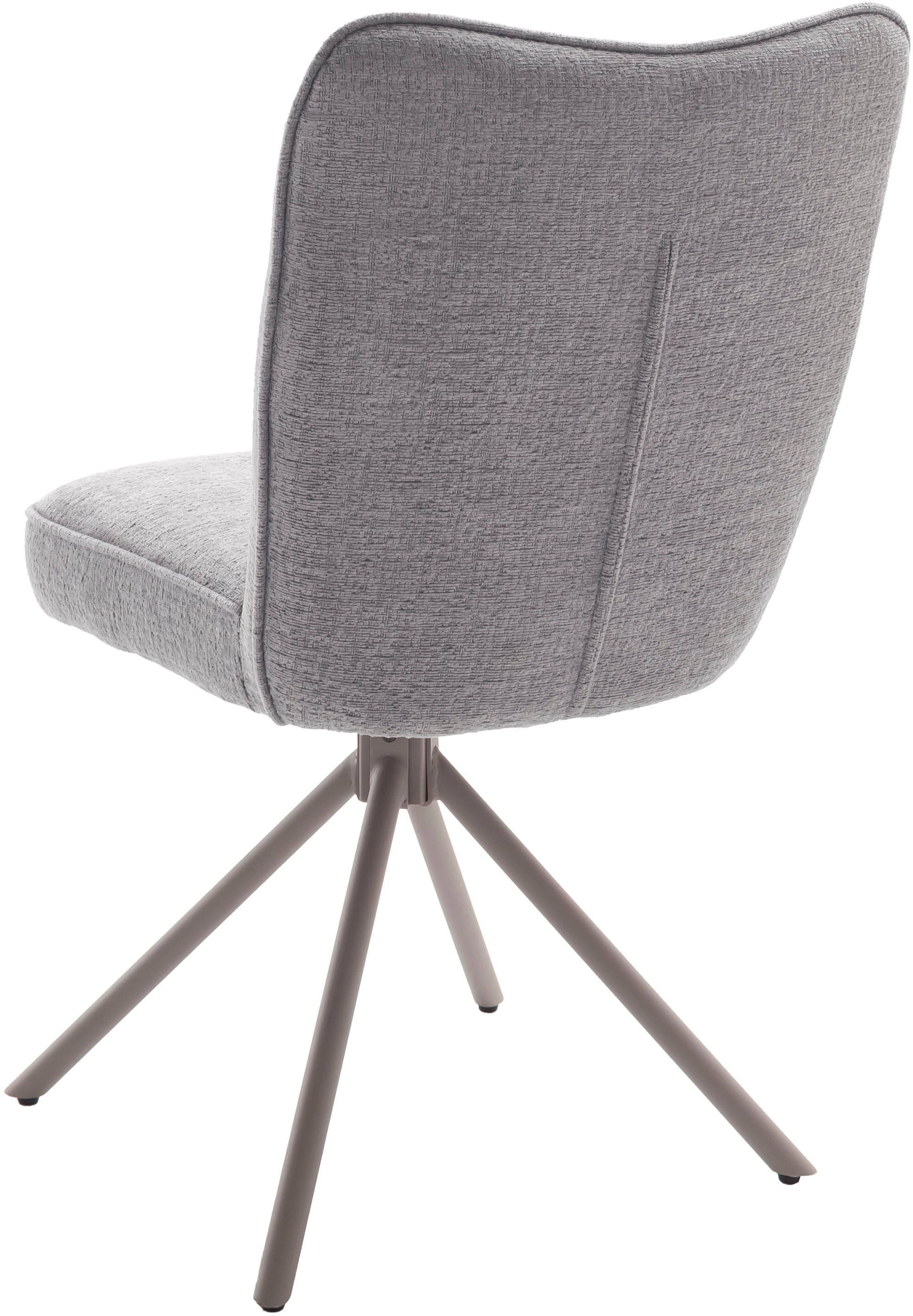 MCA furniture Chaise à 4 pieds (Ensemble) 2 cuis180° drehbar, Taschenfederkern