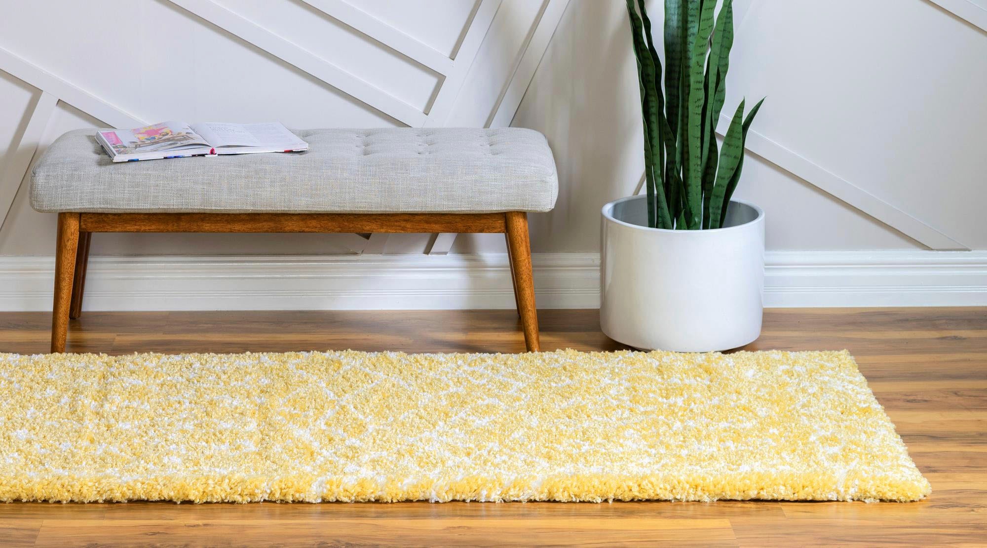 Myflair Möbel & Accessoires Hochflor-Teppich »Temara Shag, LAGERRÄUMUNG« rechteckig 51 mm Höhe gewebt, Scandi Design, ideal im Wohnzimmer & Schlafzimmer