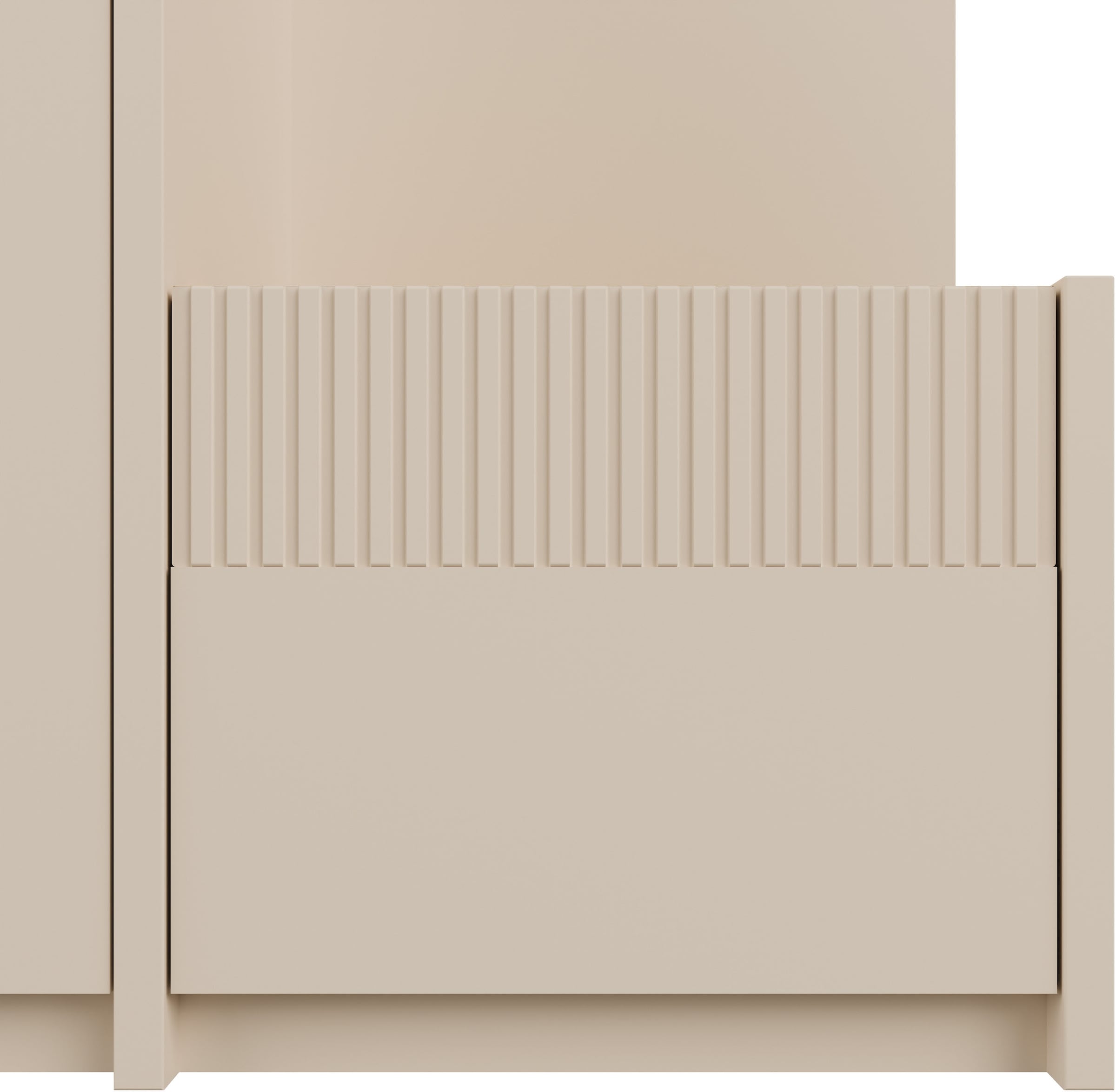 FORTE Vestiaire compact »Oak Squere Garderobe, 1 Türe, 1SK, 1 Klappe« L/H/P 108,4 /195,9/41,7 cm miroir, crochet, tringle à vêtements