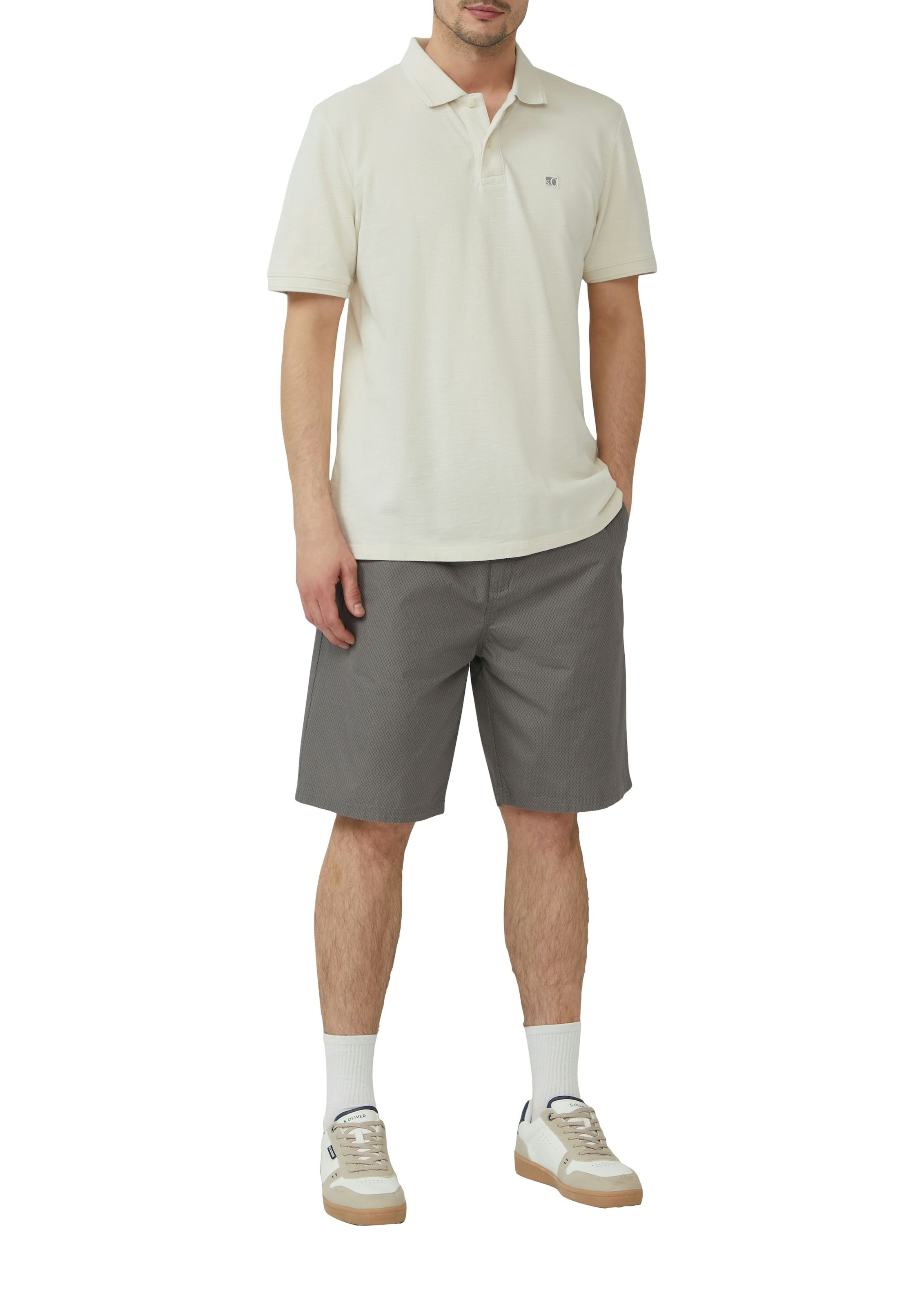 s.Oliver Bermuda  pantalon d'été avec motif structuré