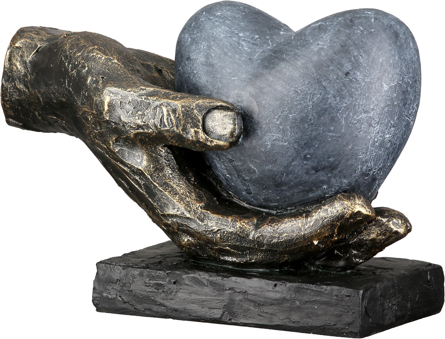 GILDE Sculpture »Skulptur Heart in your Hand«