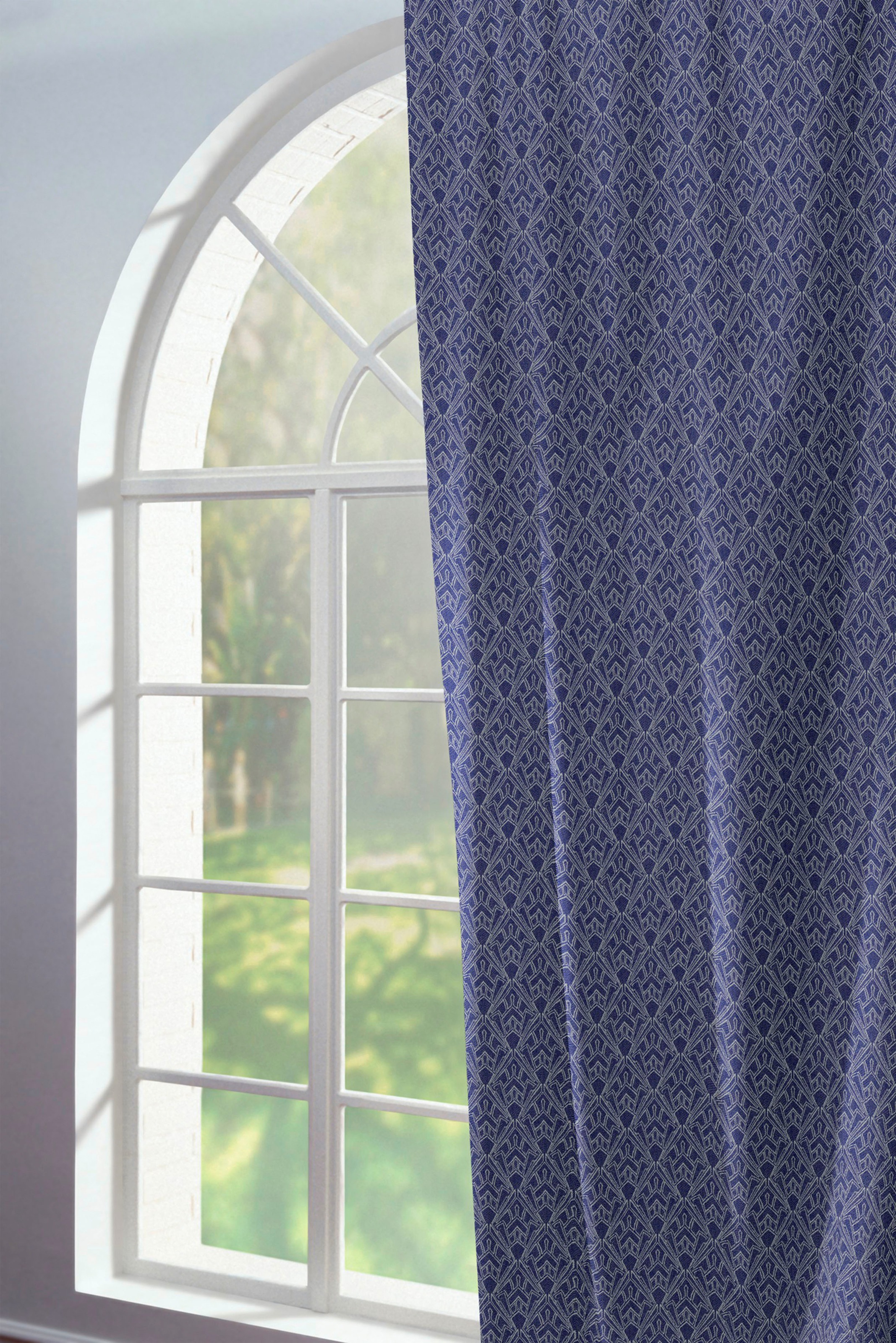 Adam Vorhang »Urban Cactus« Kräuselband 1 Stk. tlg. aus 100% Bio-Baumwolle