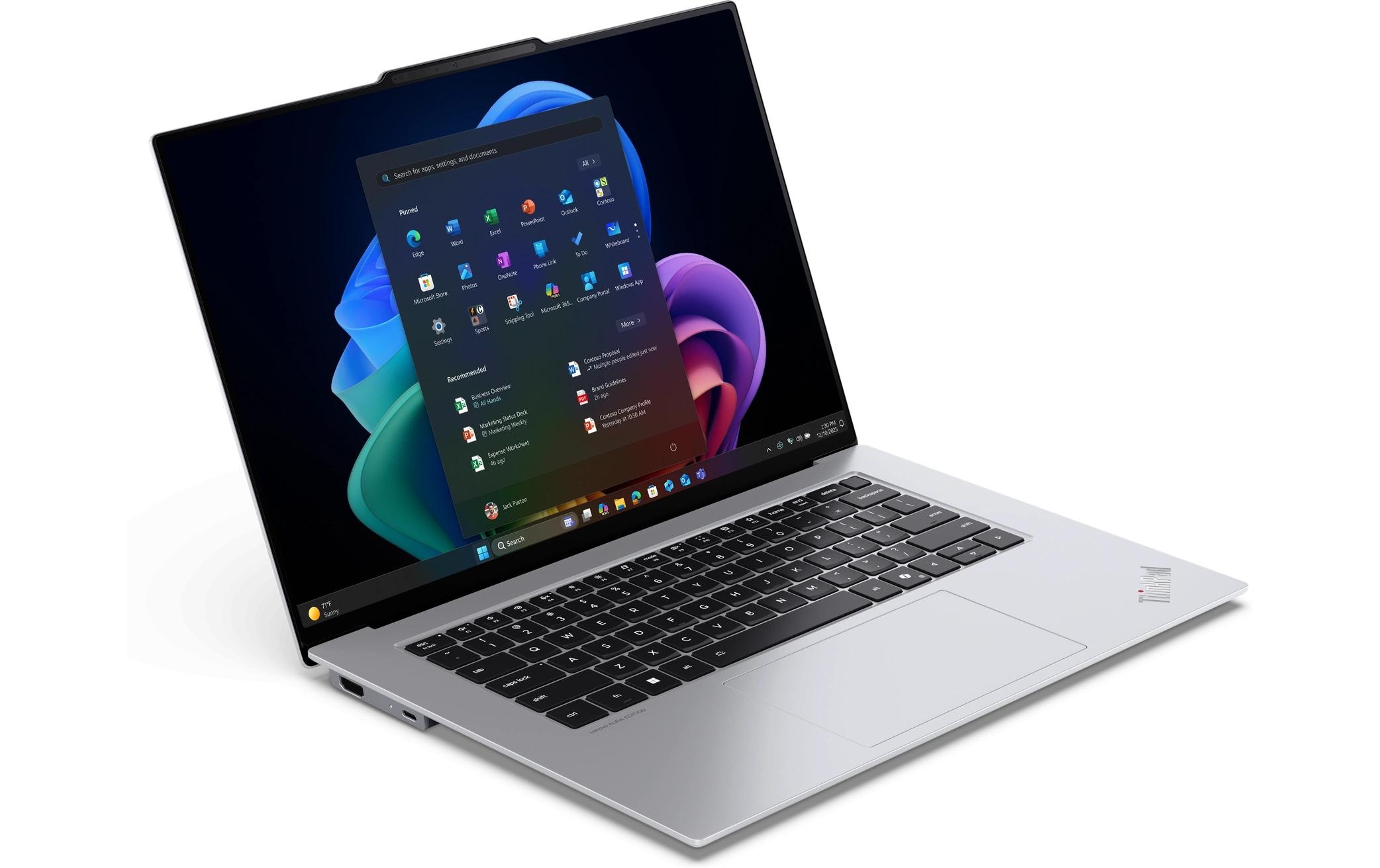 Lenovo Ordinateur portable »ThinkPad X9-15 Gen 1 Copilot+ PC (Intel)« 38,862 cm / 15,3 ″ Intel Core Ultra 7 1.000 GB SSD