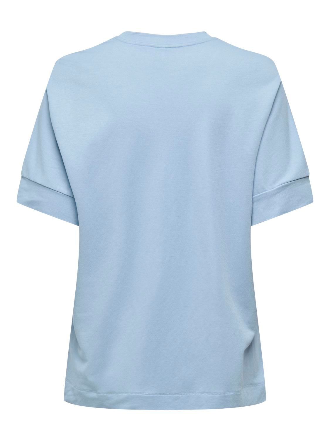 ONLY T-shirt à manches courtes »ONLJANY S/S O-NECK PRINT TOP BOX JRS« Viskosemischung, regular fit, Rundhals