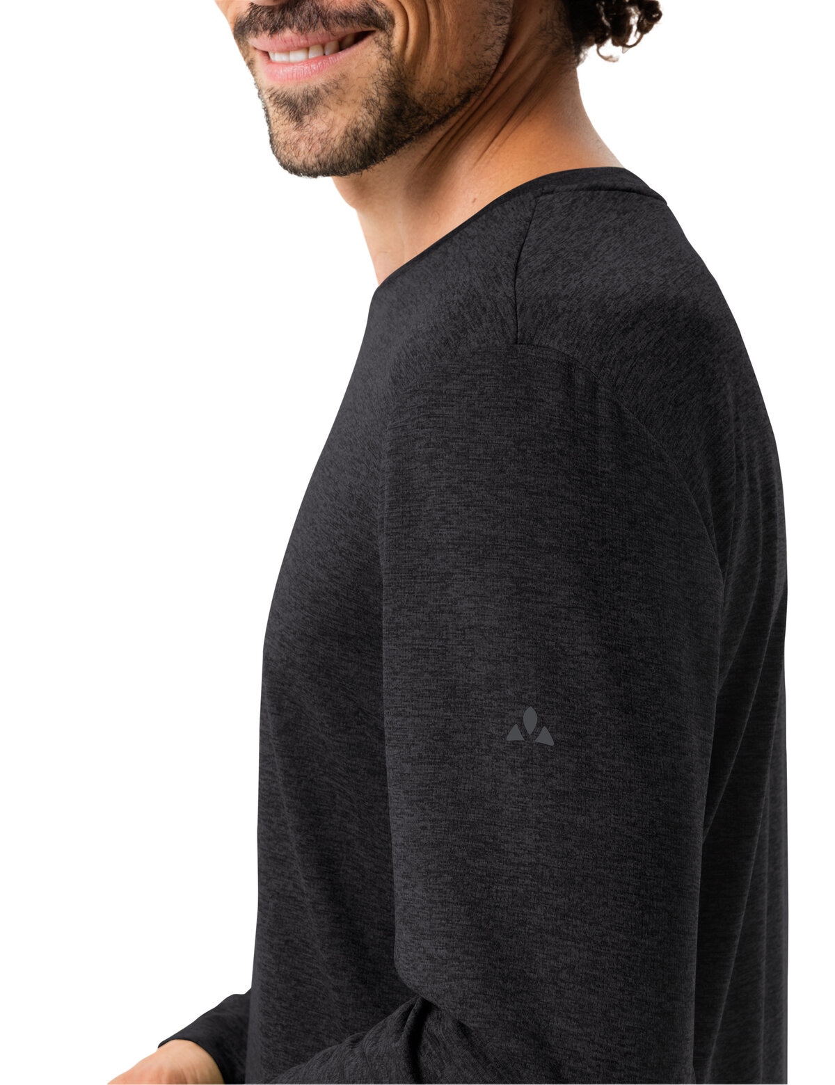 VAUDE T-shirt à manches longues »Men's Essential LS T-Shirt« Style sportif, col rond, matériau à séchage rapide