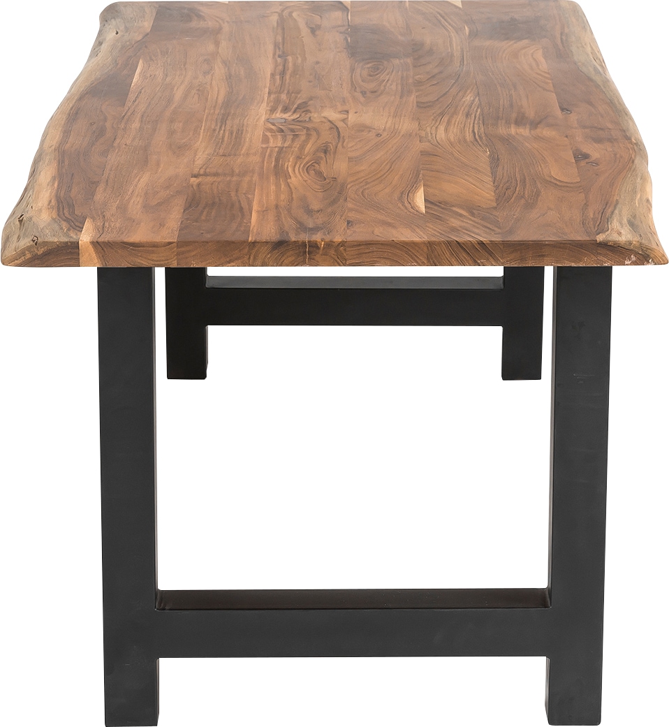 SalesFever Essgruppe »Stilvolle Essgruppe« Set, 5 Stk. tlg. 5-teiliges Massivholz-Set, geölt und doppelt gewachst