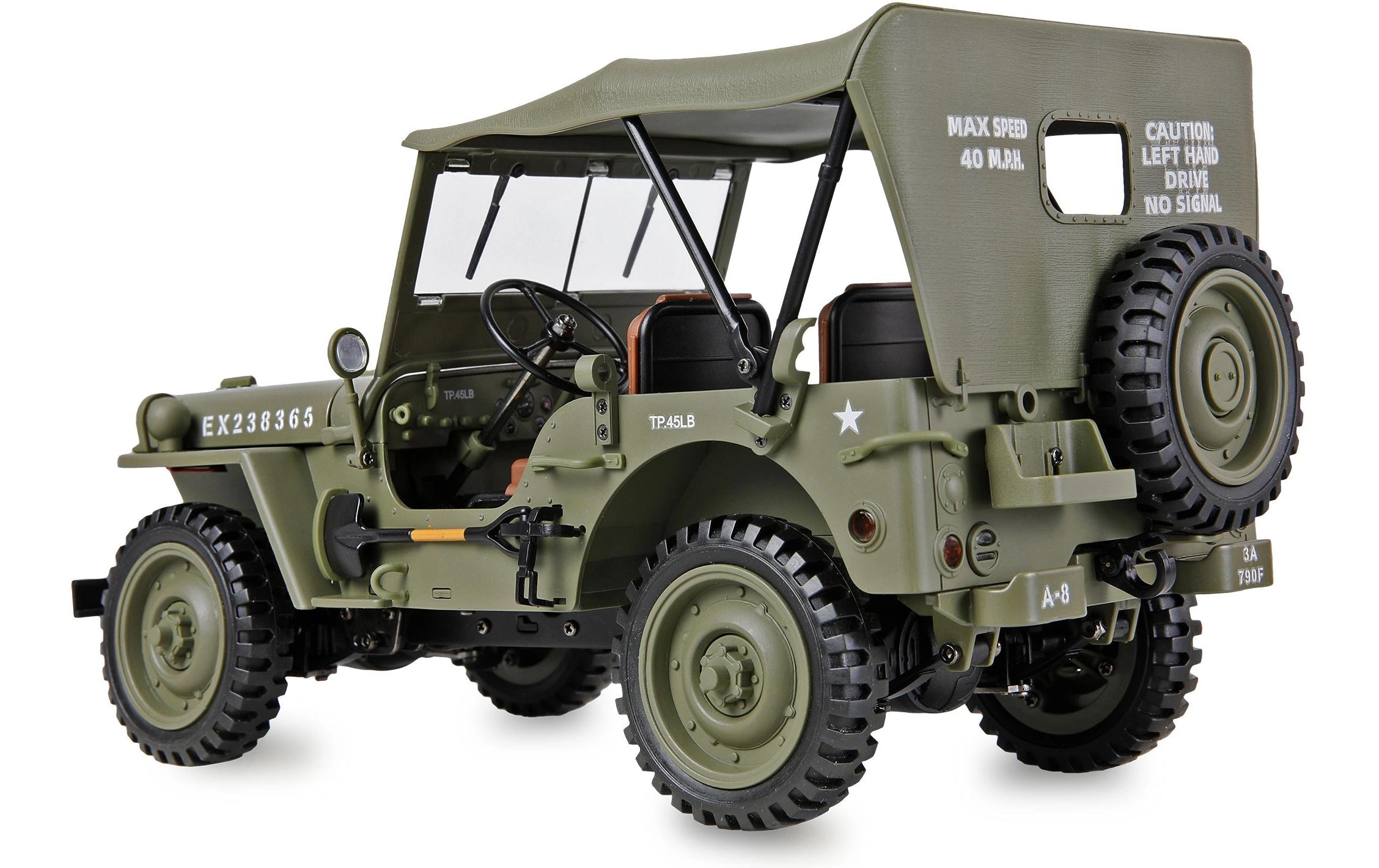 Amewi RC-Auto »Scale Crawler Jeep Willys MB 1:14« Antrieb 4x4