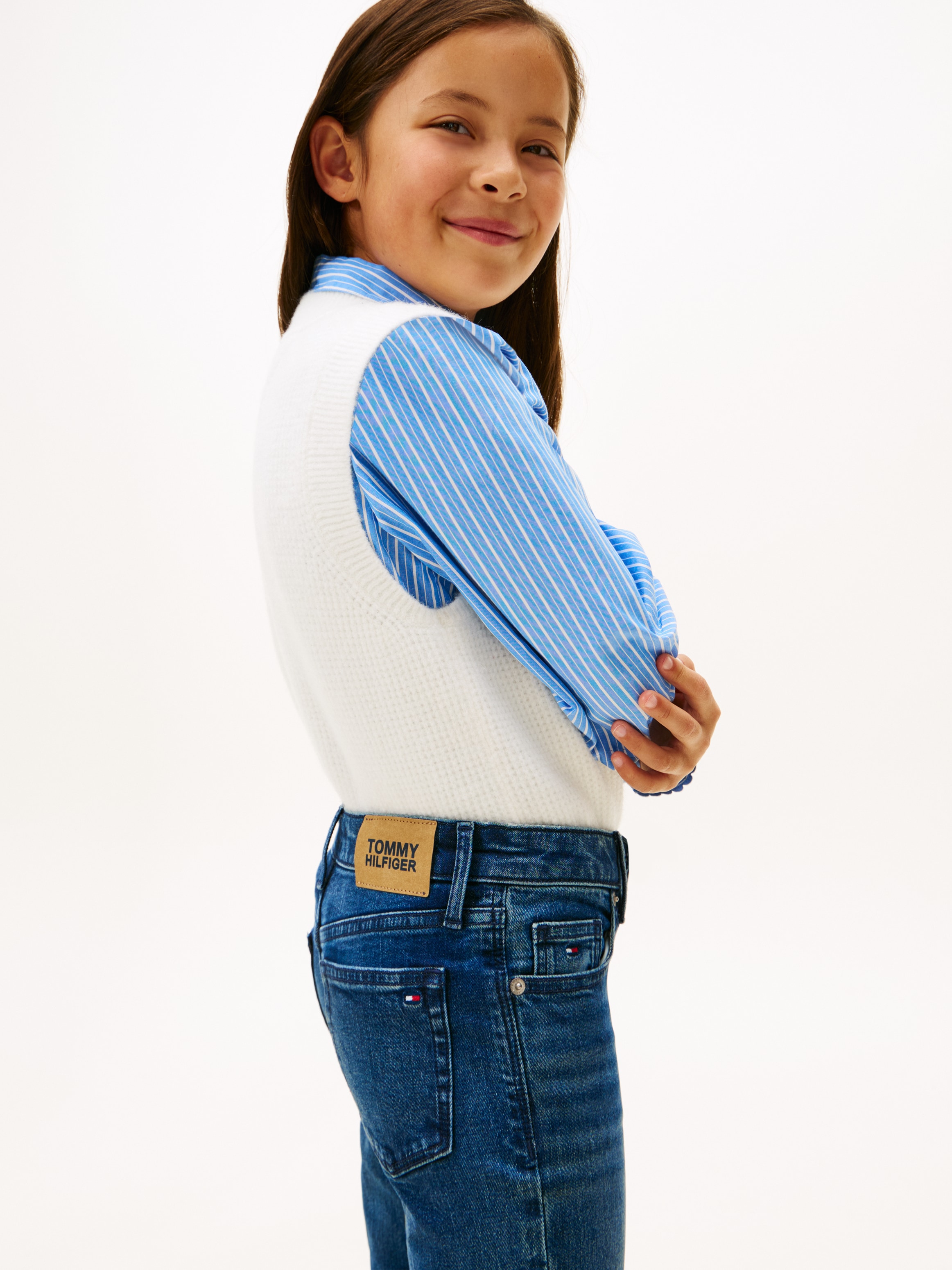 Tommy Hilfiger Jeans à pattes d'eph »FLARE DARK JEANS« Regular fit, für Kinder bis 16 Jahre