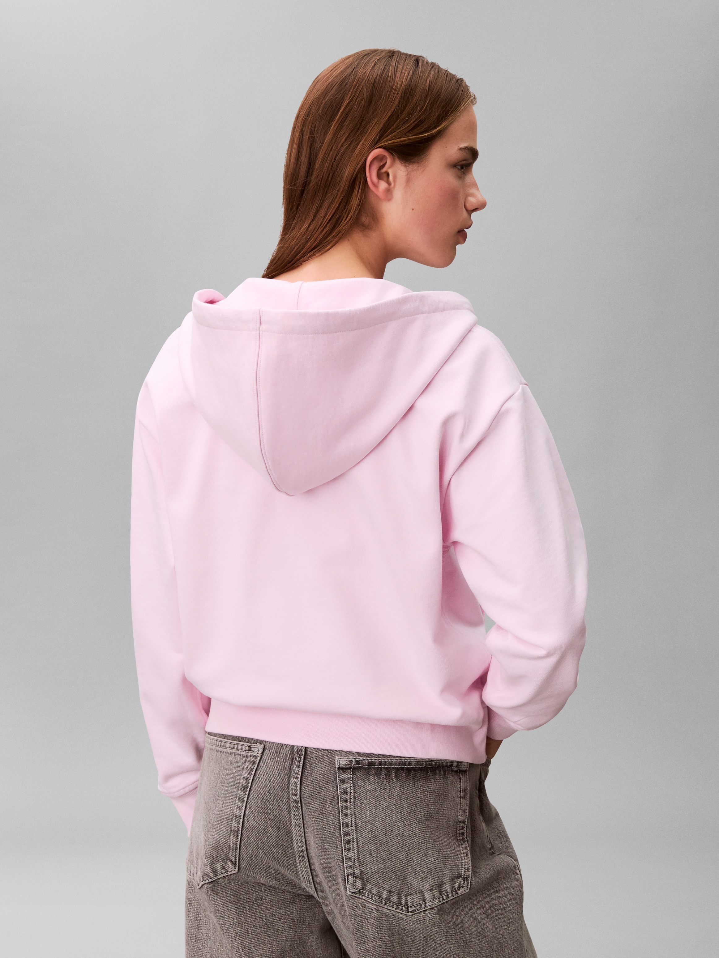 Calvin Klein Jeans Kapuzensweatshirt »ARCHIVE LOGO FRENCH TERRY FZ HOO«, Mit Rundhalsausschnitt, regular fit
