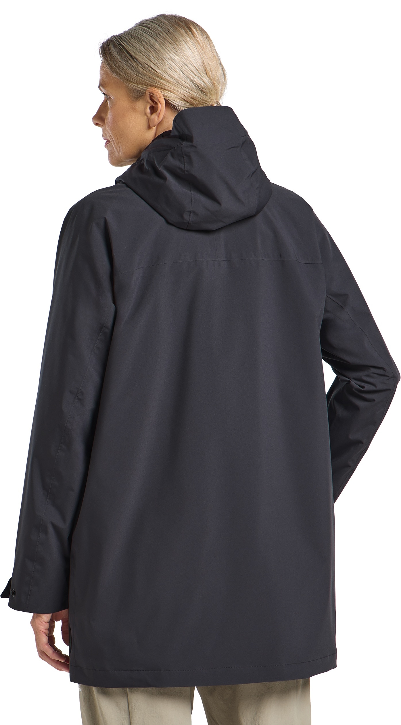 Jack Wolfskin Funktionsjacke »MAINKAI LONG JKT W« mit Kapuze