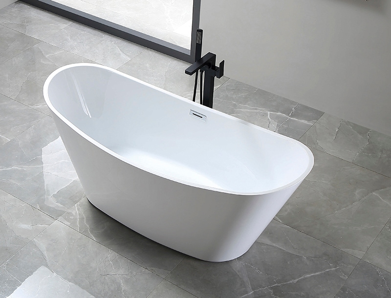 welltime Baignoire »Lagos« Höhe 72 cm Avec bouchon de vidange | Débordement | Pieds réglables autoportant, 170x72x71 (LxPxH), acrylique sanitaire, avec valve pop-up