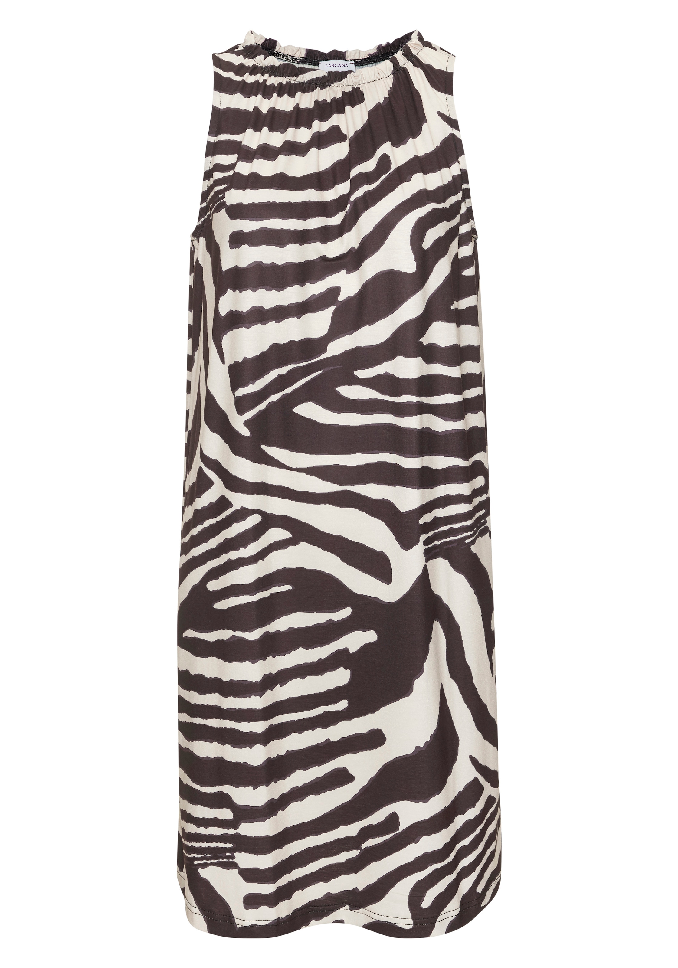 LASCANA Sommerkleid mit Animalprint, A-Linie, Jerseykleid
