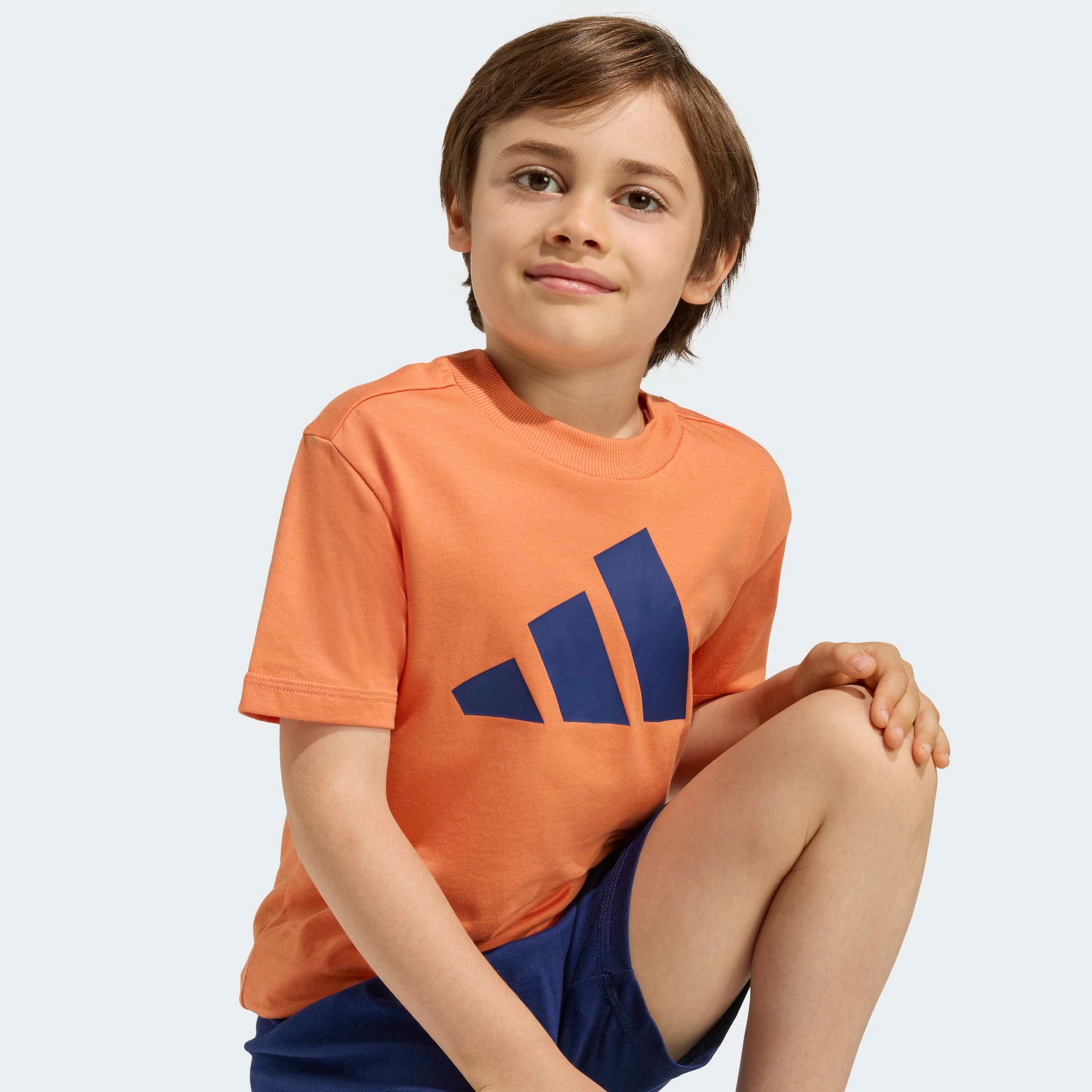 adidas Sportswear Trainingsanzug »LK BL T-SET 160« 2 tlg. für Kinder, zweiteilig, aus Baumwolle