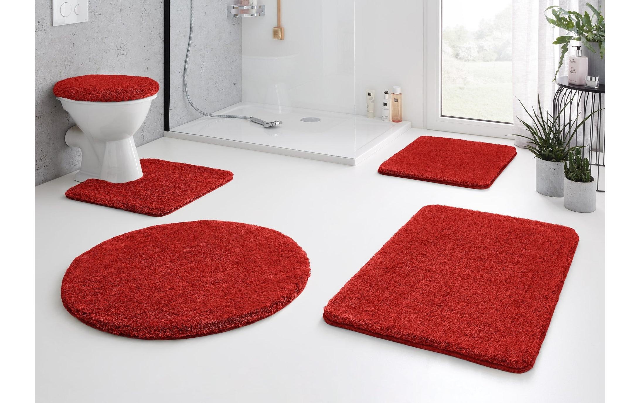 Kleine Wolke »RELAX« Höhe 30 mm rutschhemmend beschichtet fussbodenheizungsgeeignet Badteppich, Uni Farben, rechteckig, rund & als Set erhältlich