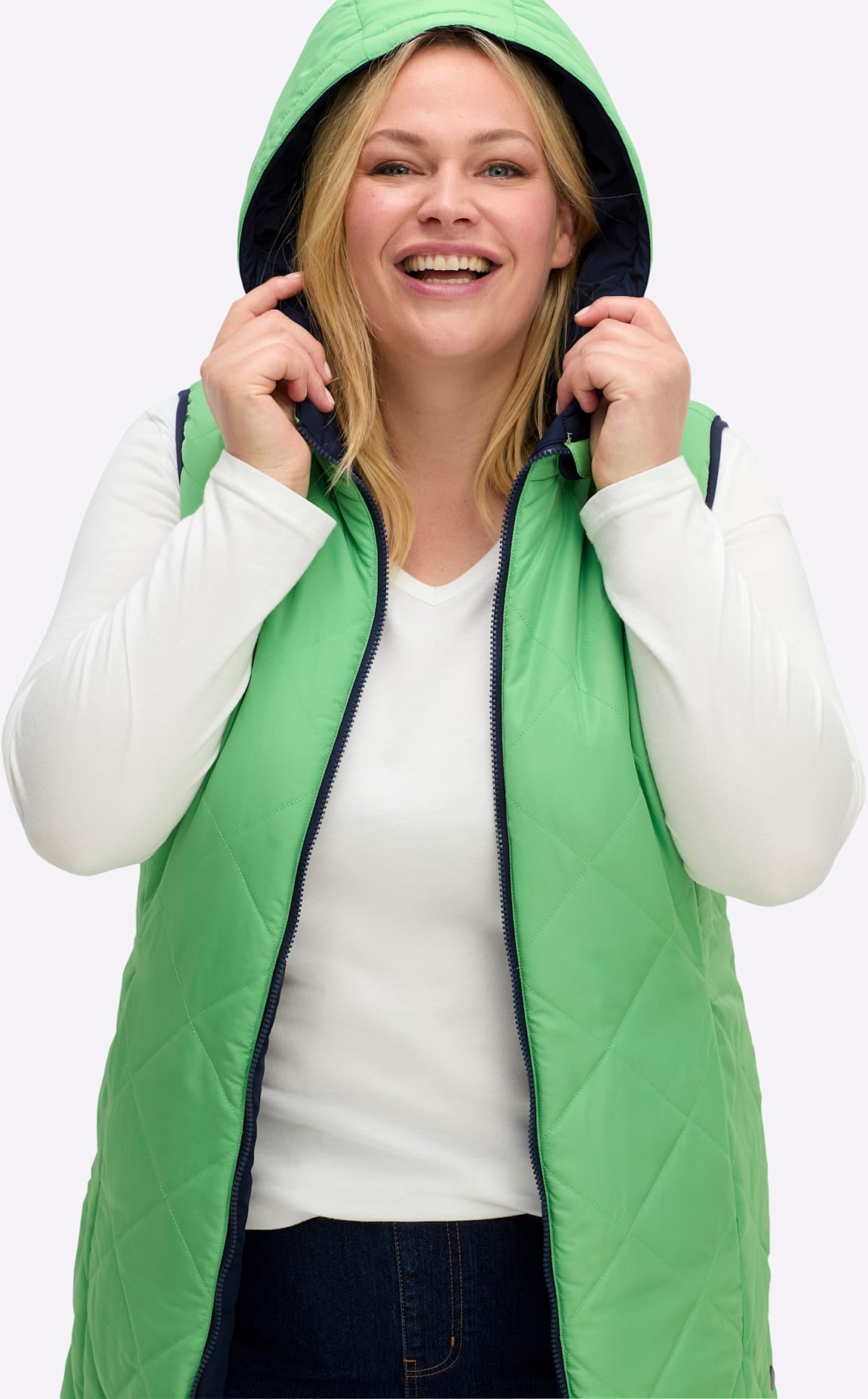 Sheego Gilet réversible