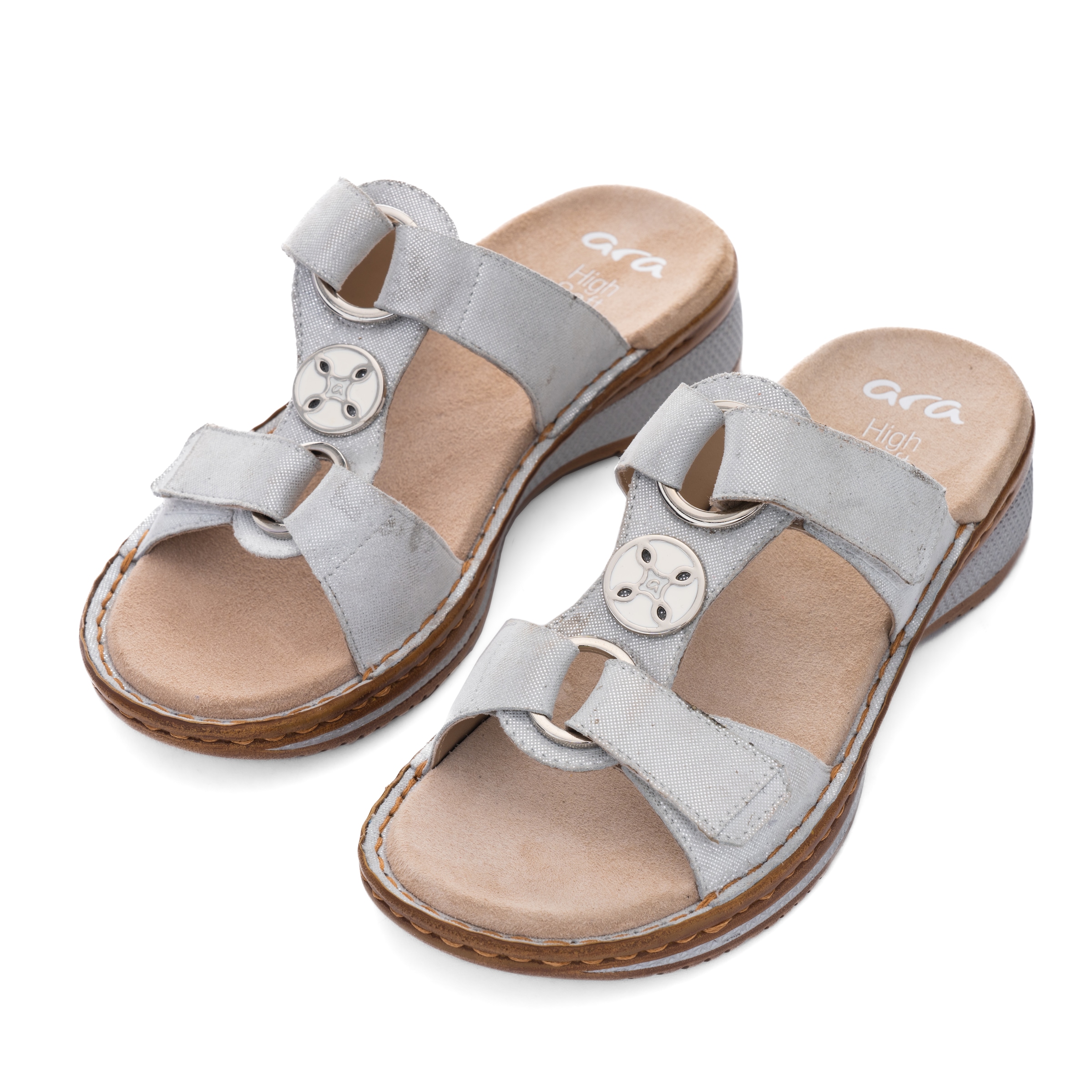 Ara Pantolette »HAWAII«  à talon compensé, chaussure d'été, chaussure à enfiler avec élément décoratif