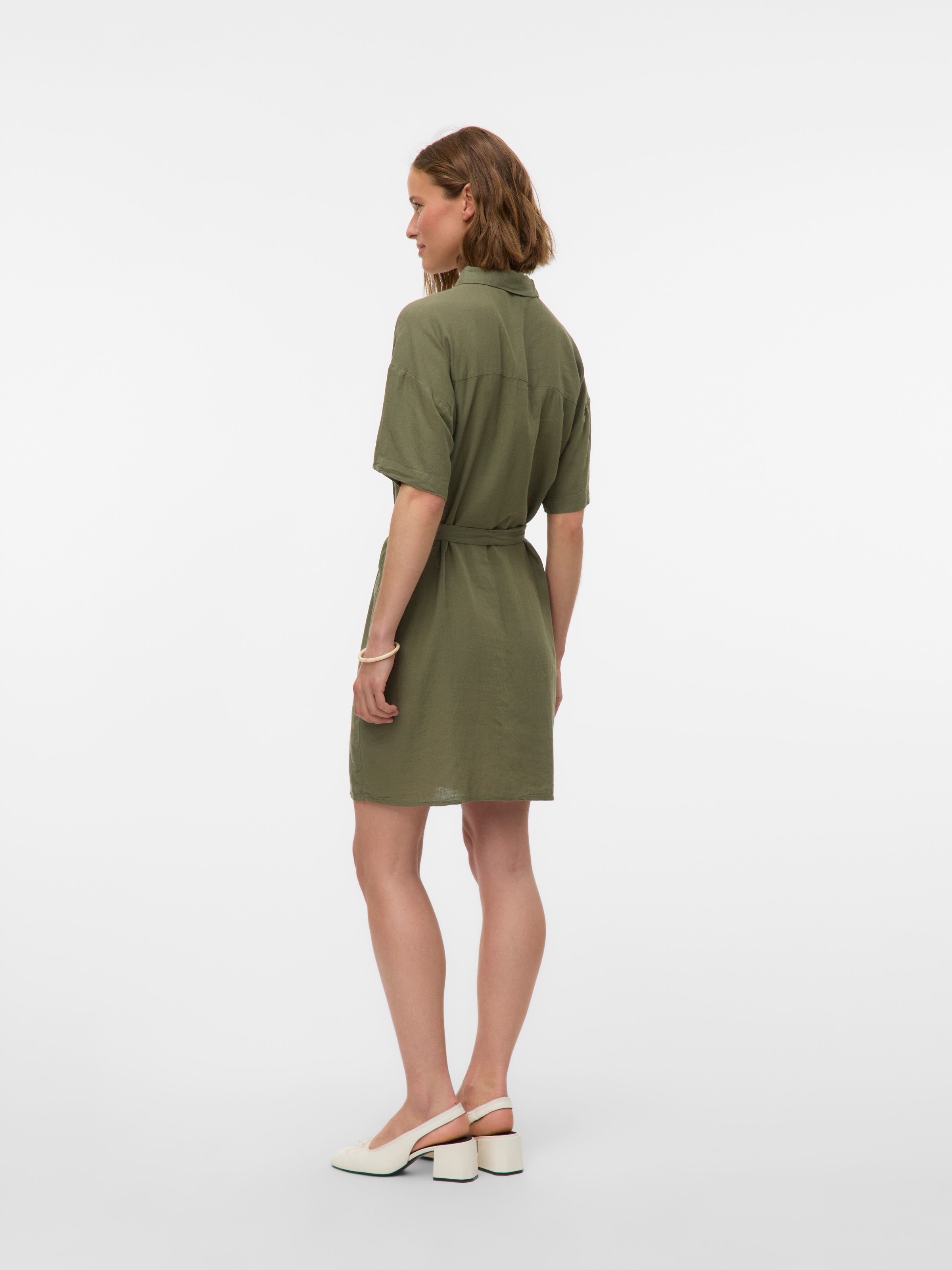 Vero Moda Robe chemisier »VMTHEA SS SHORT SHIRT DRESS WVN NOOS« Sommerkleid,
