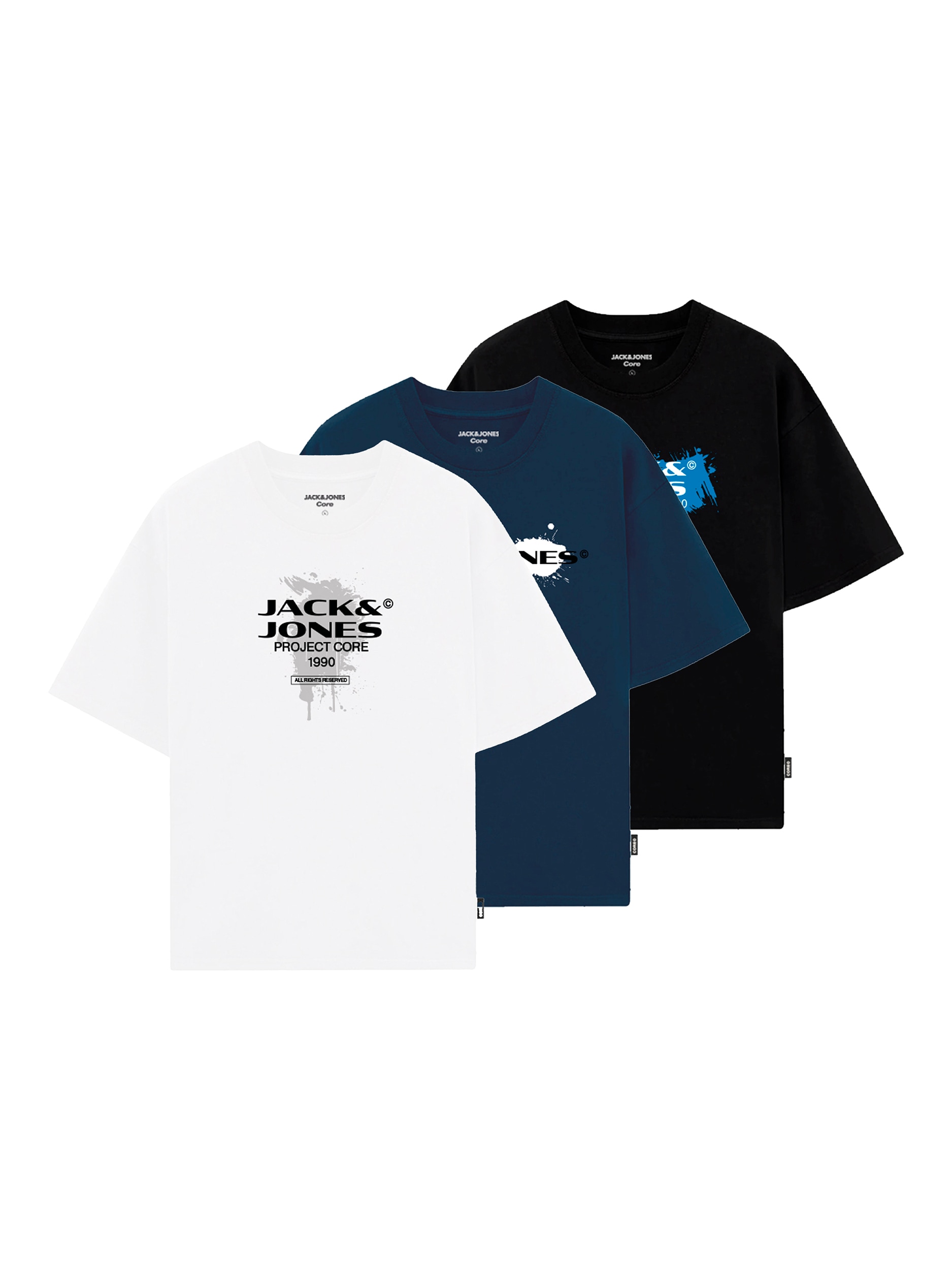 Jack & Jones Rundhalsshirt »JCOCONDOR TEE SS CREW NECK 3PK MP« Packung, 3 Stk.