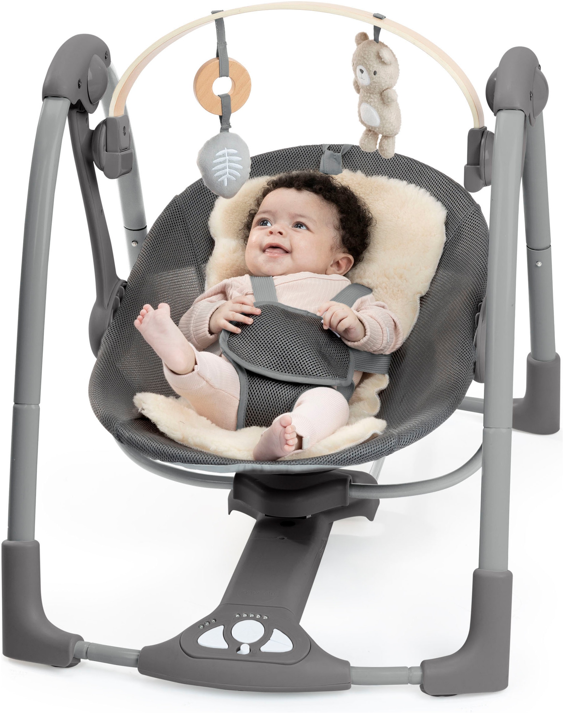 ingenuity Babywippe »Every Season™ Swing 'n Go Portable Swing™ - Wesley™« bis 9 kg mit Musik und Geräuschen