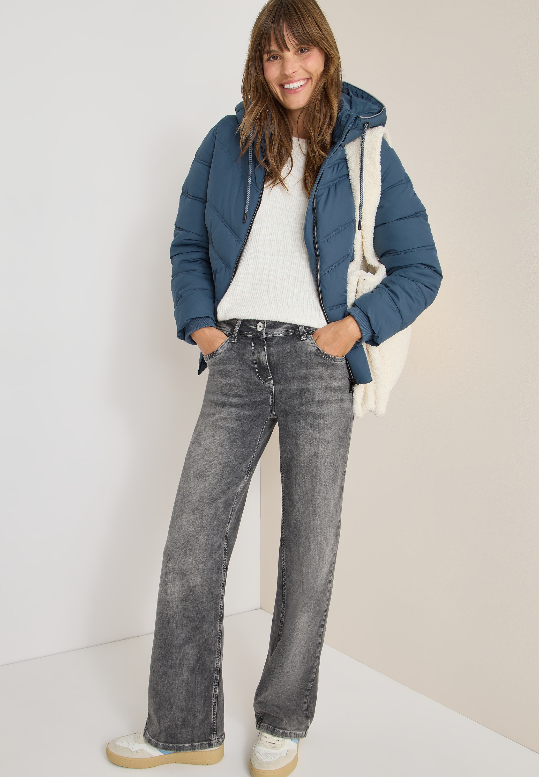 Cecil Veste matelassée mit Kapuze mit Kapuze