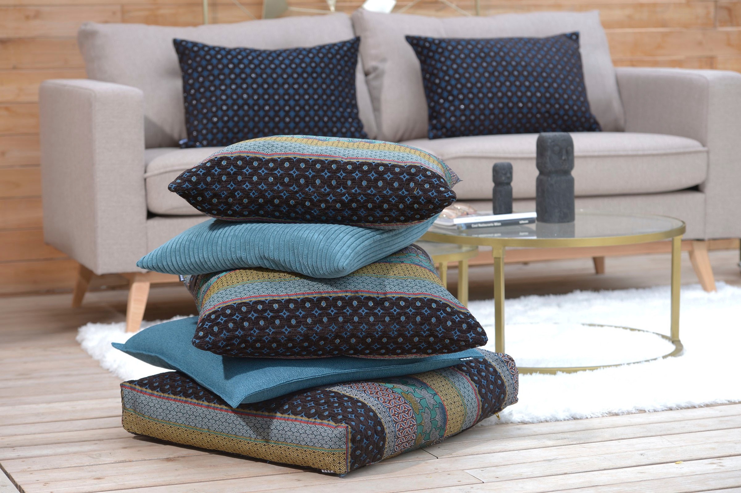 H.O.C.K. Coussin décoratif »Emre« orientalisch, Kissenhülle mit Füllung, 1 Stück