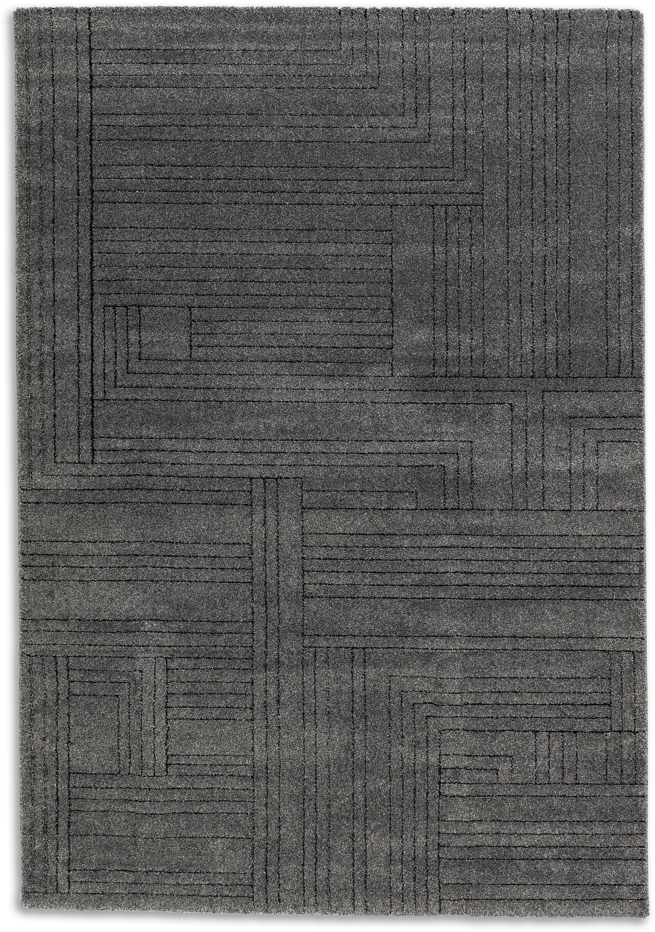 SCHÖNER WOHNEN-Kollektion Tapis »Pure 6317-242« Rectangulaire 22 mm Höhe poil court, structure haute-basse, salon, collection Schöner Wohnen