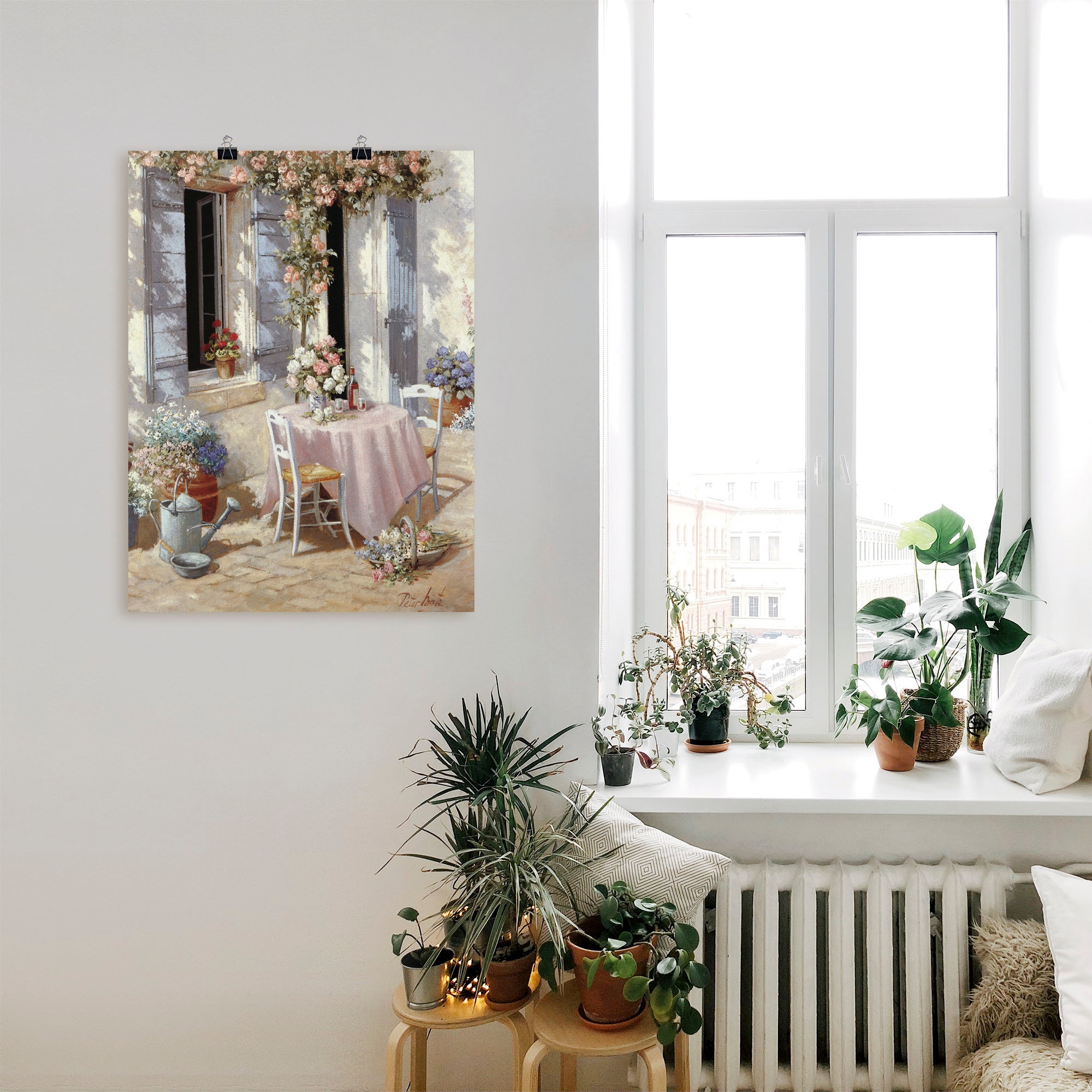 Artland Wandbild »Einladung« Garten 1 Stk. tlg. als Leinwandbild, Poster in verschied. Grössen