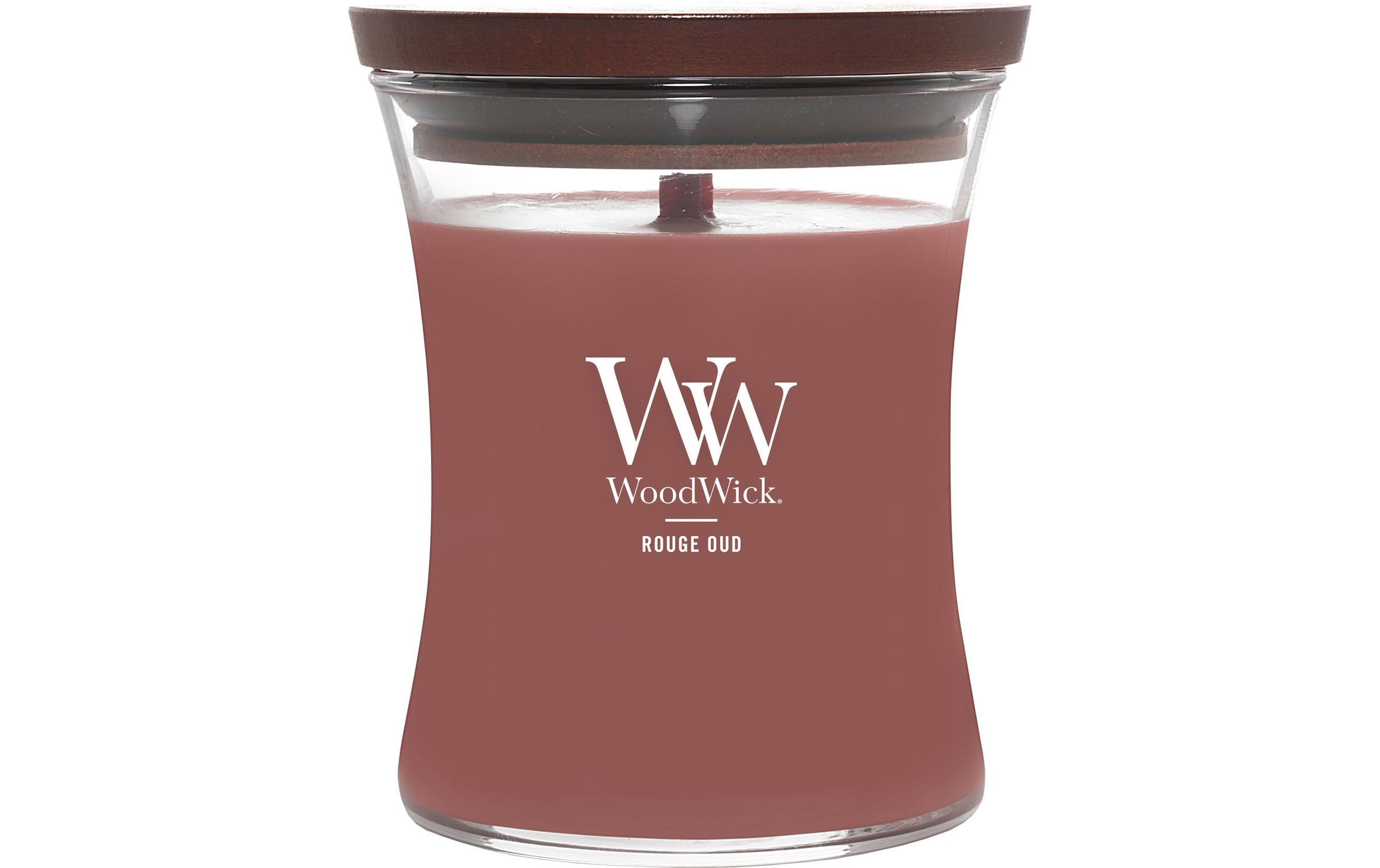 Woodwick Duftkerze »Rouge Oud Medium Jar«