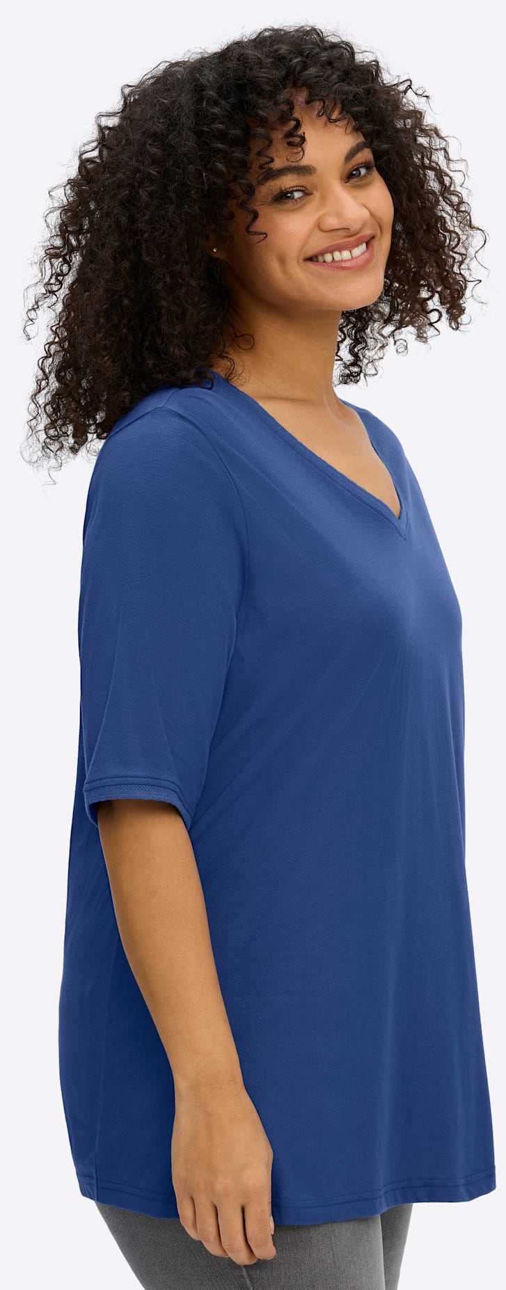Sheego T-shirt en V »Shirt« 1