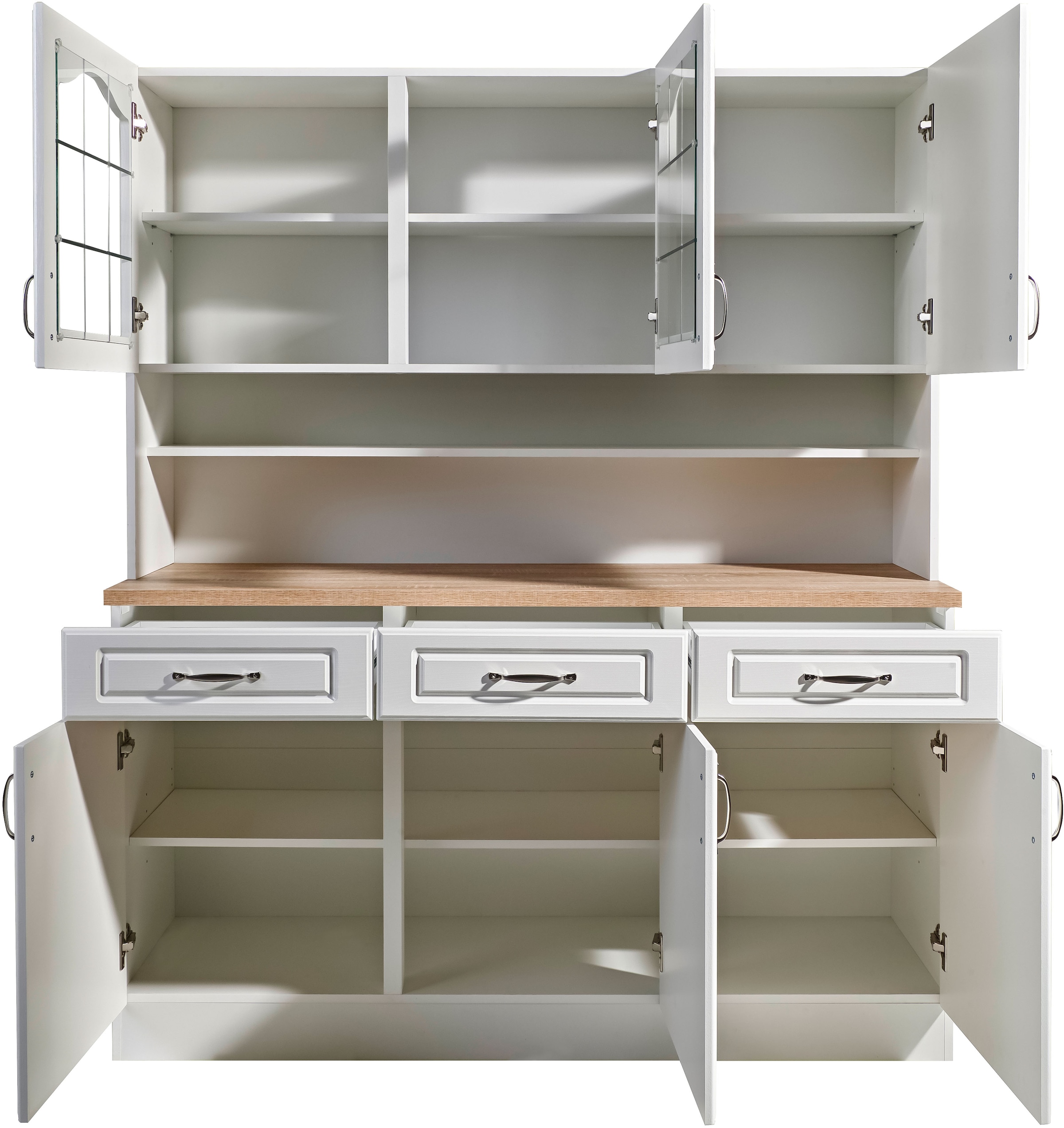 wiho Küchen Küchenbuffet »Linz« 150 cm breit, in Landhaus-Optik