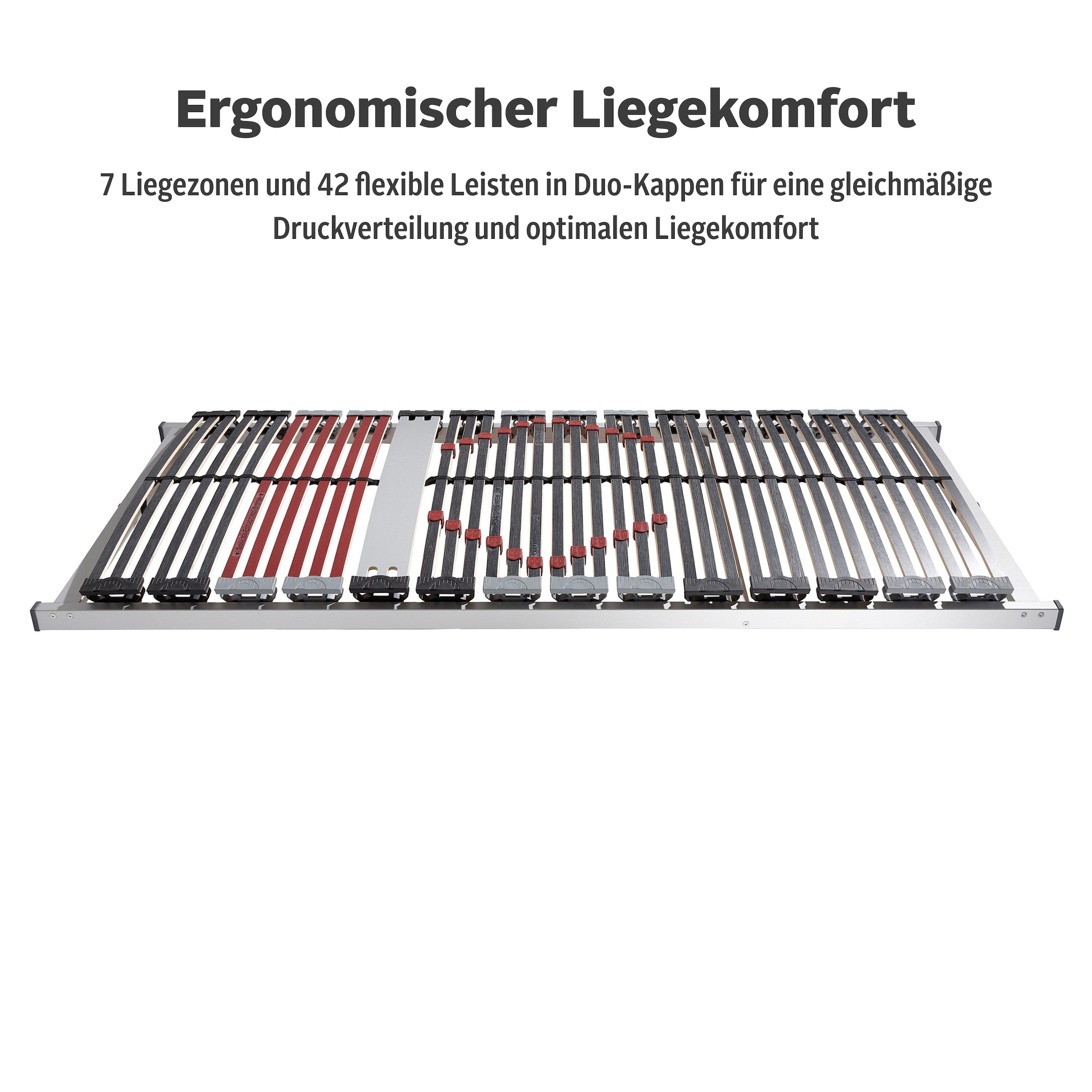 Home affaire Lattenrost »Imke, 90x200, 140x200 cm und weiteren Grössen« Lattenrost für alle Matratzen, langlebig, ergonomisch, 7-Zonen