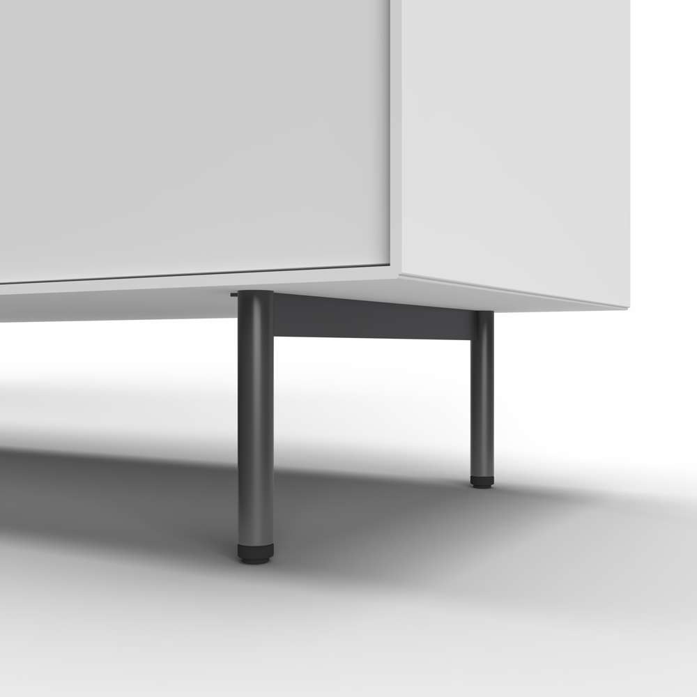 LeGer Home by Lena Gercke Sideboard »Essentials, Kommode, Anrichte, Kombikommode, Schrank mit Metallfüssen« Breite: 166 cm, UV lackiert, Push-to-open-Funktion