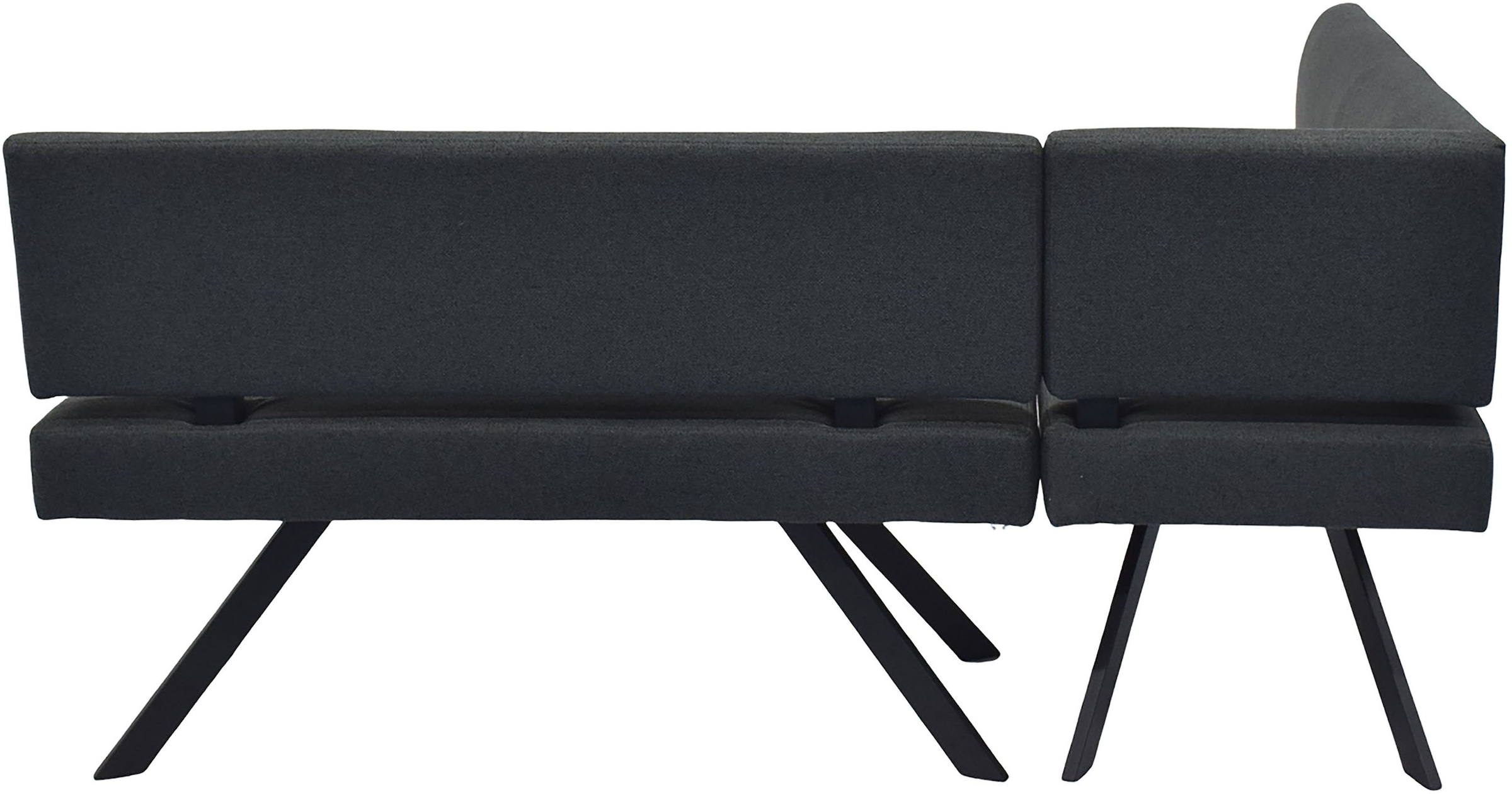 byLIVING Banc d'angle »TORONTO« Webstoff, bis 160 kg, Taschenfederkern, 4-Fussgestell, 3 Sitzplätze