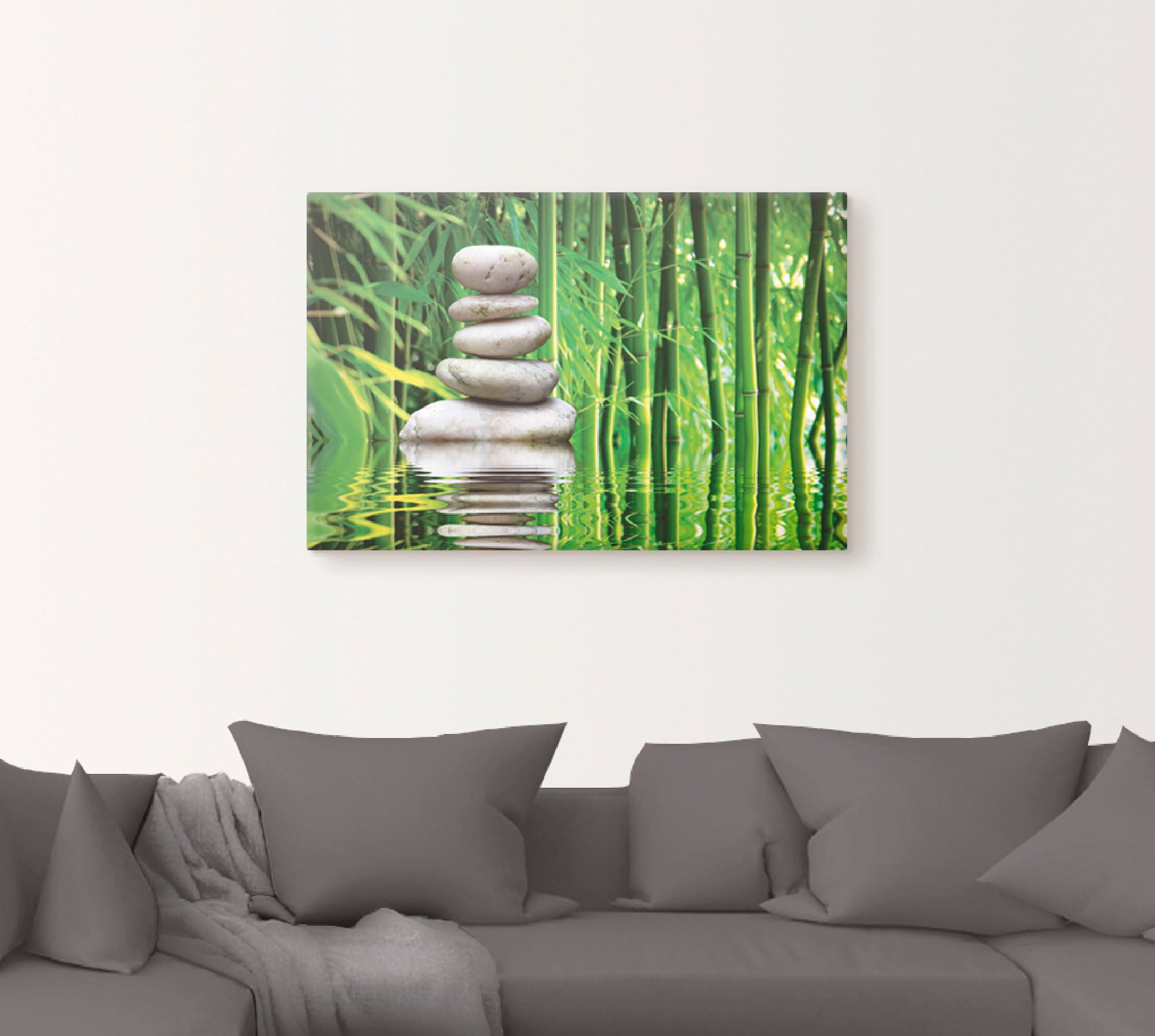 Artland Leinwandbild »Balance« Zen 1 Stk. tlg. auf Holzrahmen gespannt