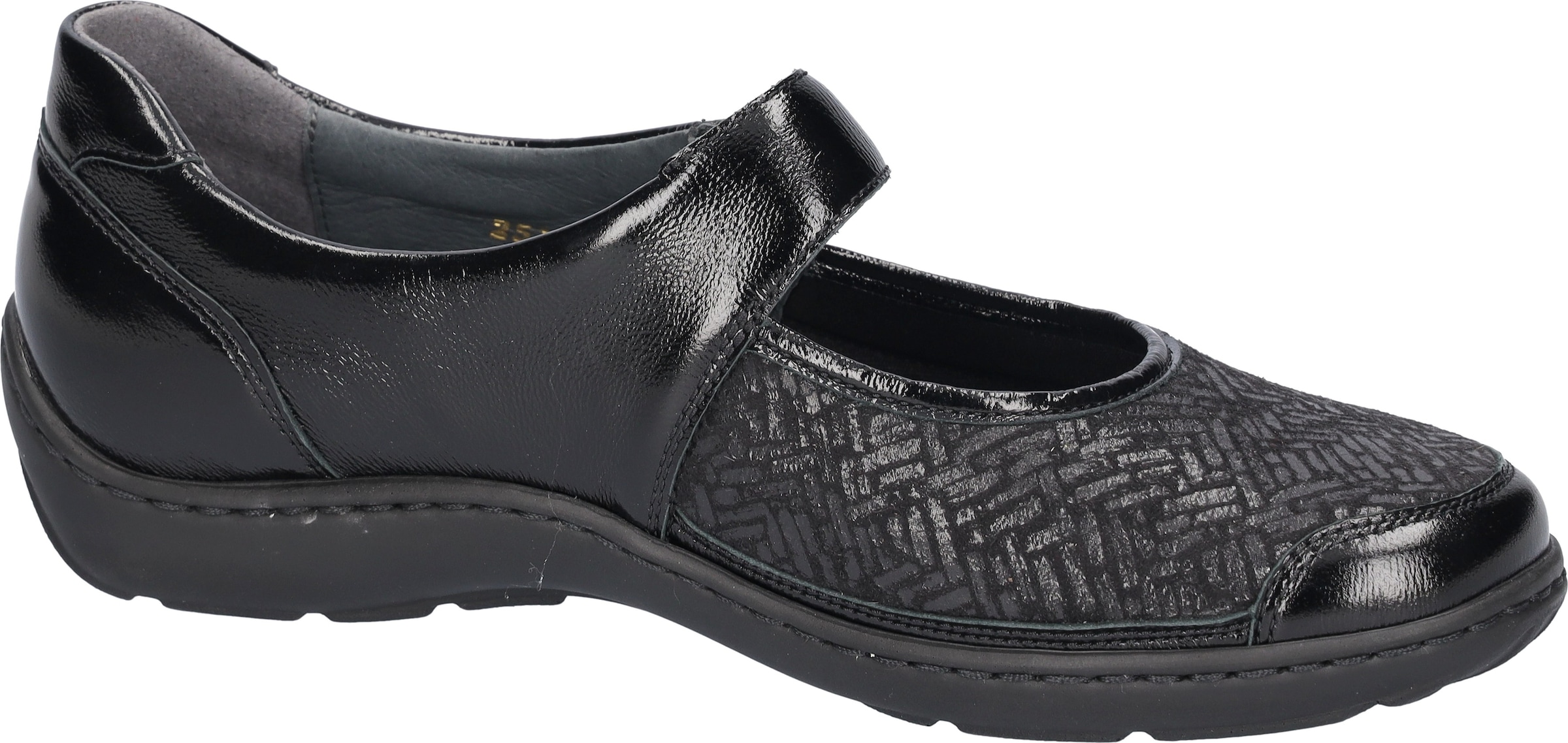 Waldläufer Ballerines à lanières »HENNI-Soft«  Chaussure à scratch, chaussure confort, chaussure confortable, largeur H, avec Orthotritt