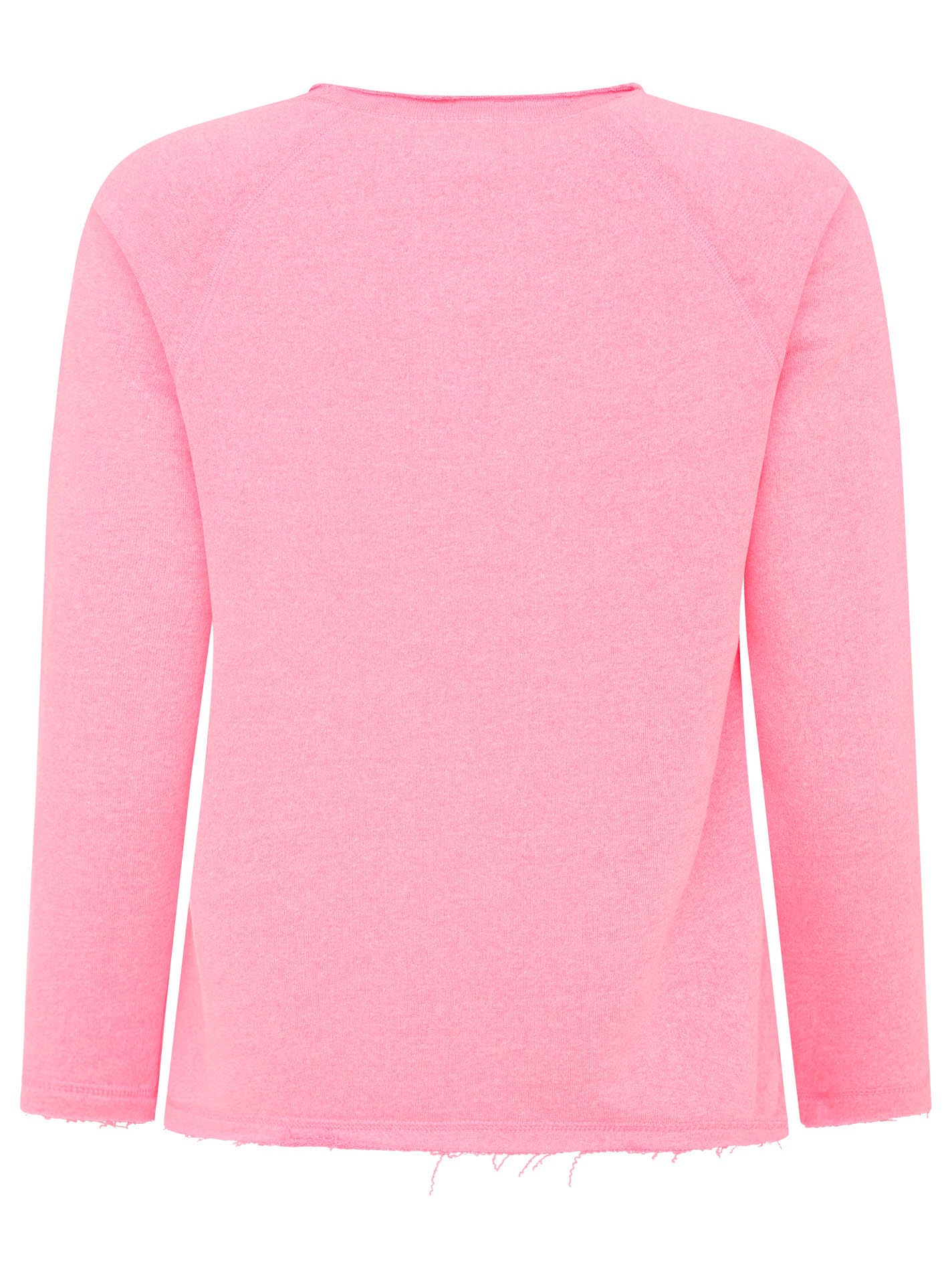 Zwillingsherz Pull »"Strandglück 2014"«, mit Used-Look Kanten und Stickerei
