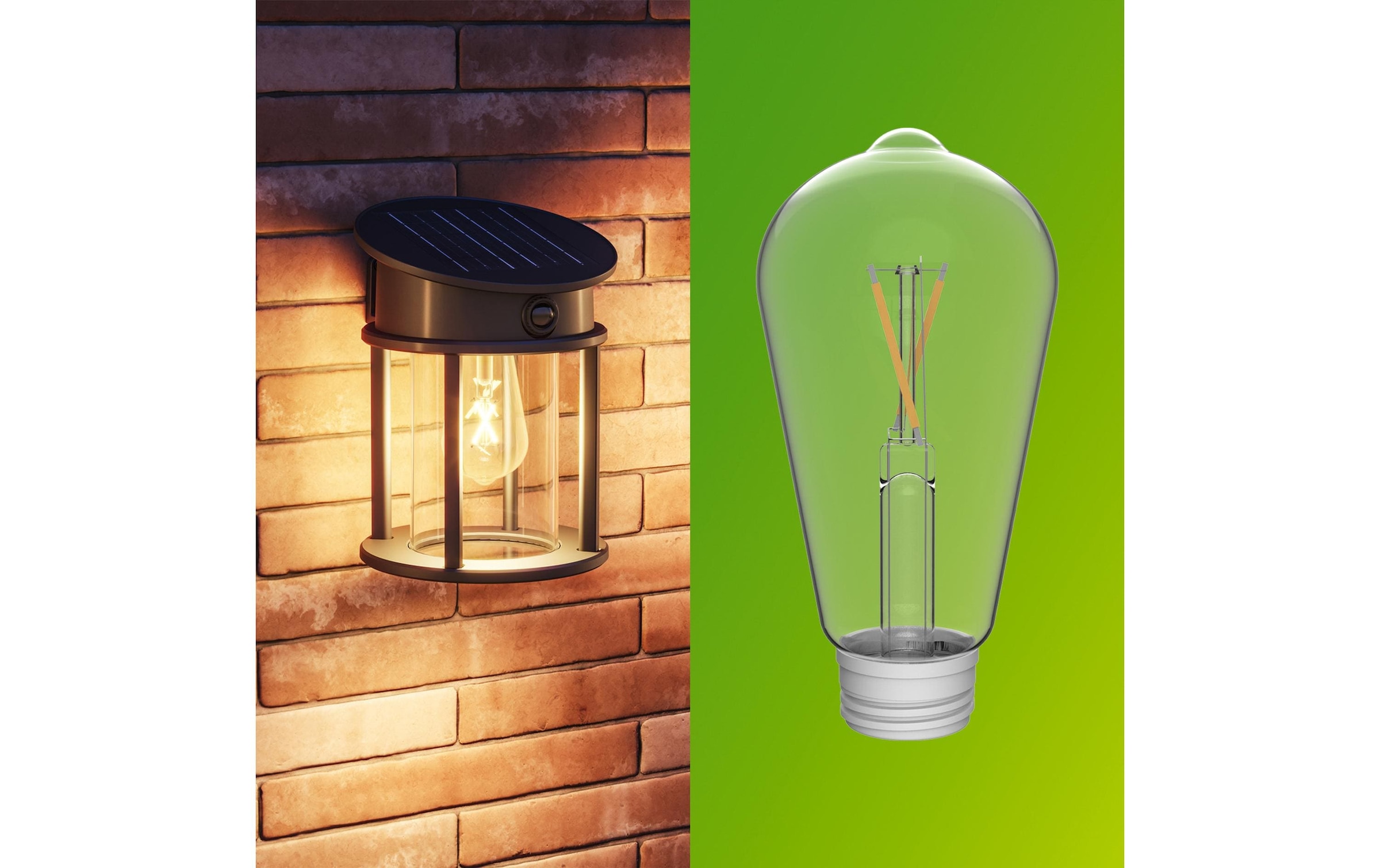 Philips LED Solarleuchte Warmweiss