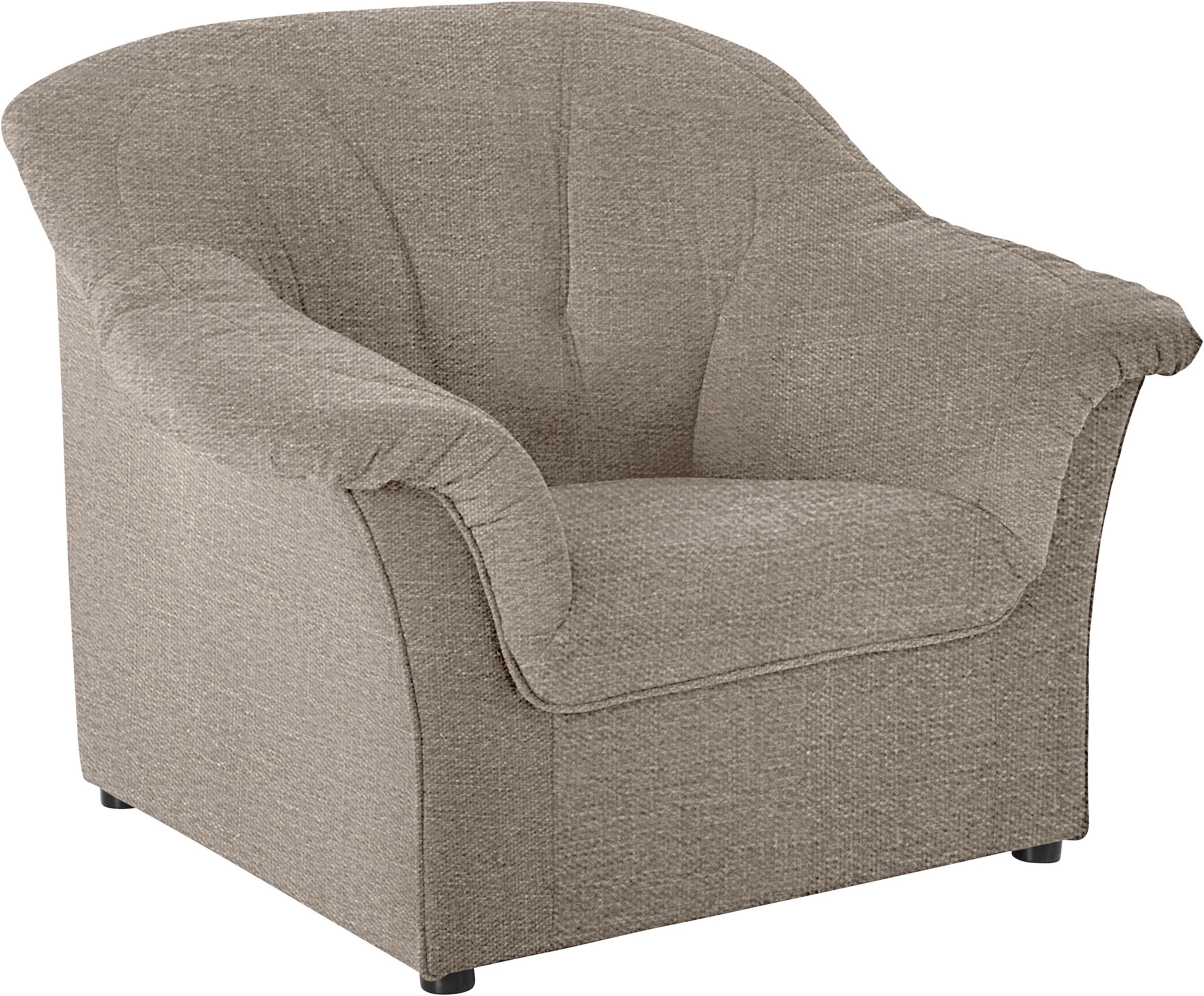 DOMO collection Sessel »Pegnitz zeitlos, elegante Armlehnen, komfortabel«