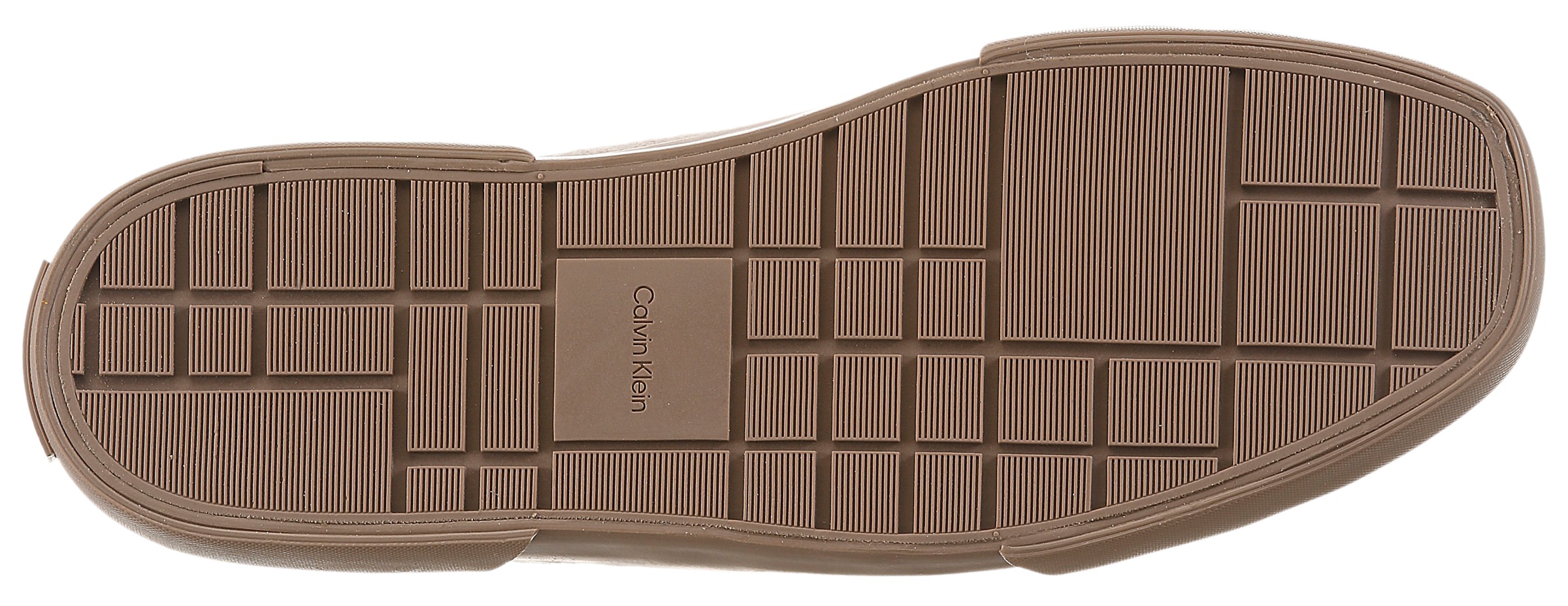 Calvin Klein Baskets à plateforme »VULC LOW LACEUP AOP CANVAS«  Chaussure de loisirs, chaussure basse, à lacets avec plateforme