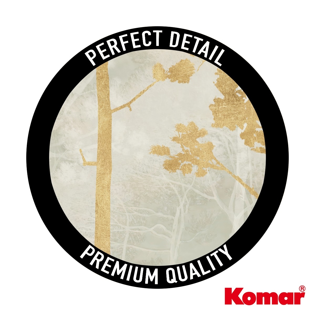 Komar Papier peint photo »Vlies Fototapete - Golden Pines - Grösse 400 x 250 cm« Motif | imprimé