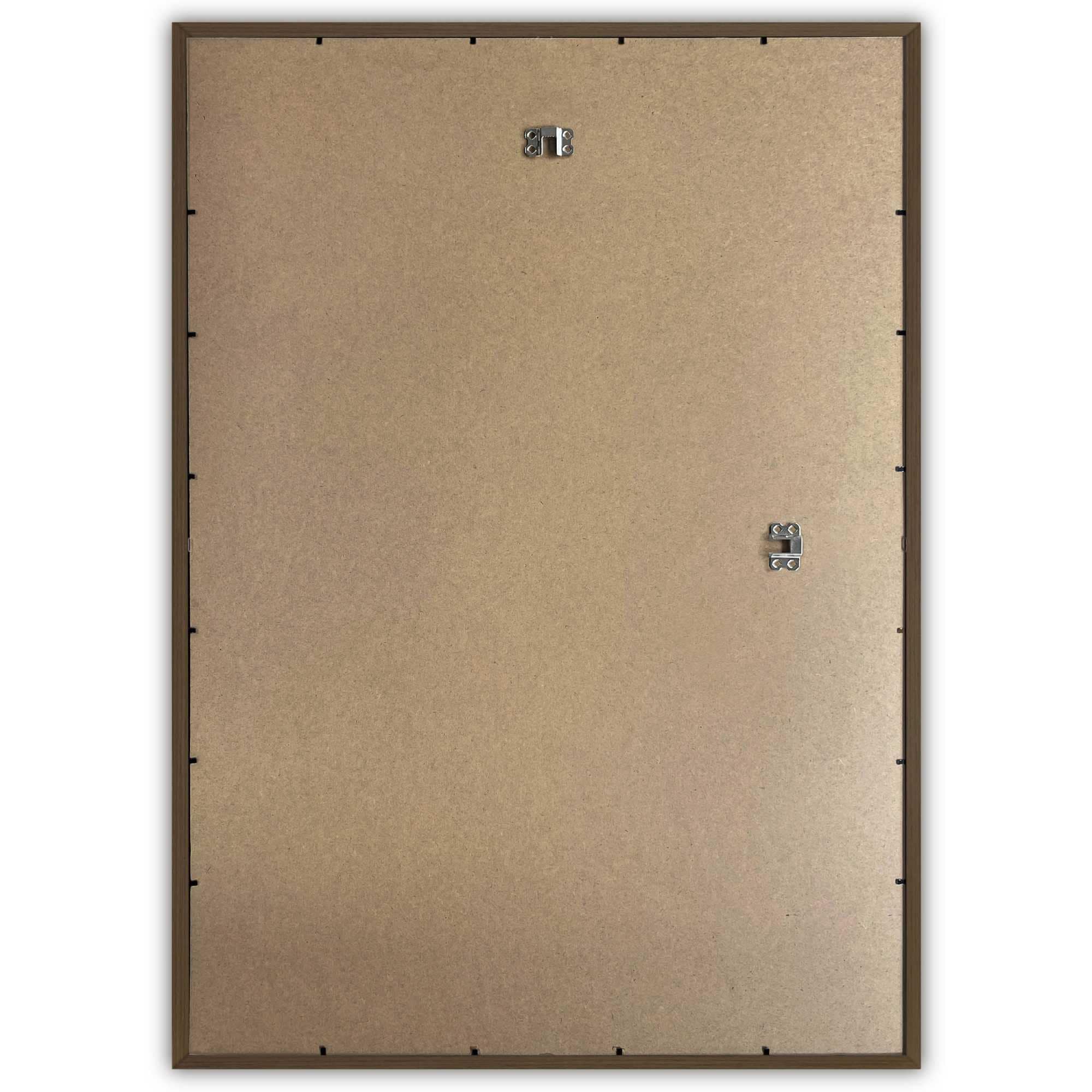 Reinders! Cadre photo »Poster 50x70 nussbaum« 1 cuis tlg. Salon - Noyer - MDF - Pas de sujet - 53,5x73,5 cm