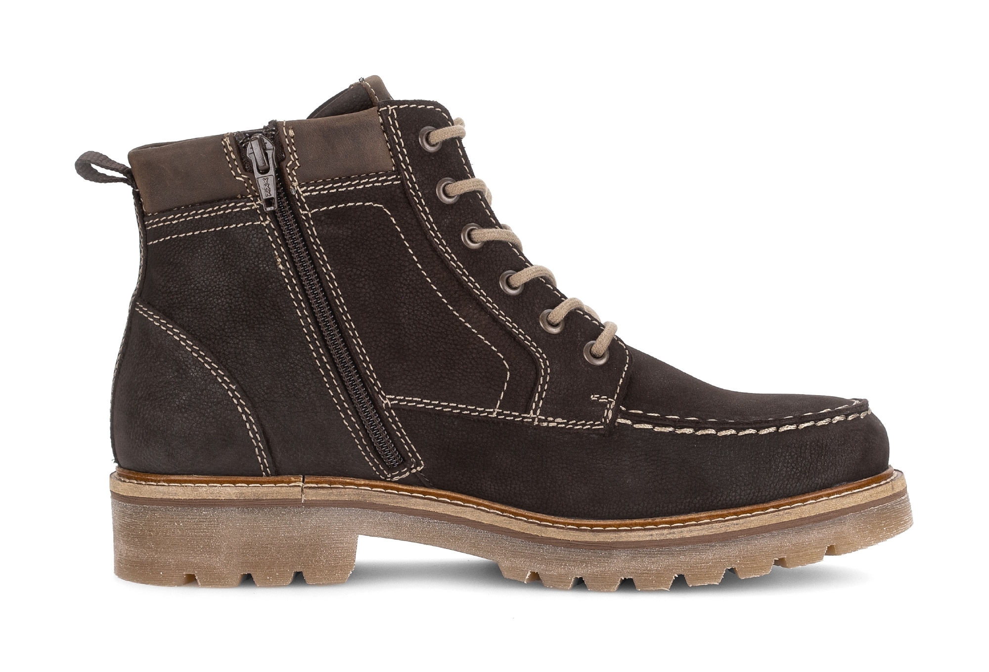 Pius Gabor Bottines à lacets  , bottines d'automne, chaussure outdoor avec fermeture éclair intérieure, largeur G