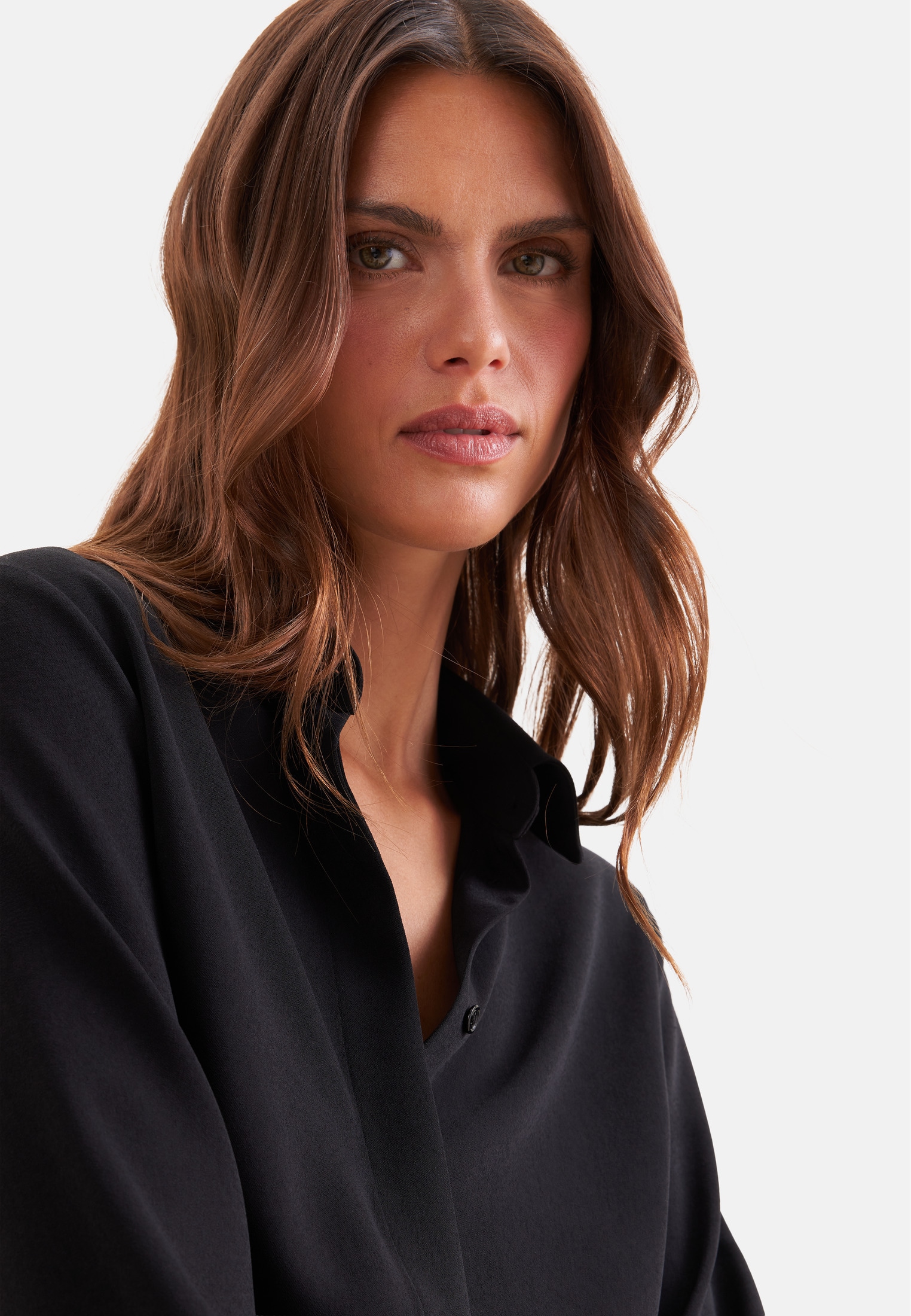 seidensticker Blouse chemise col 1/1 uni