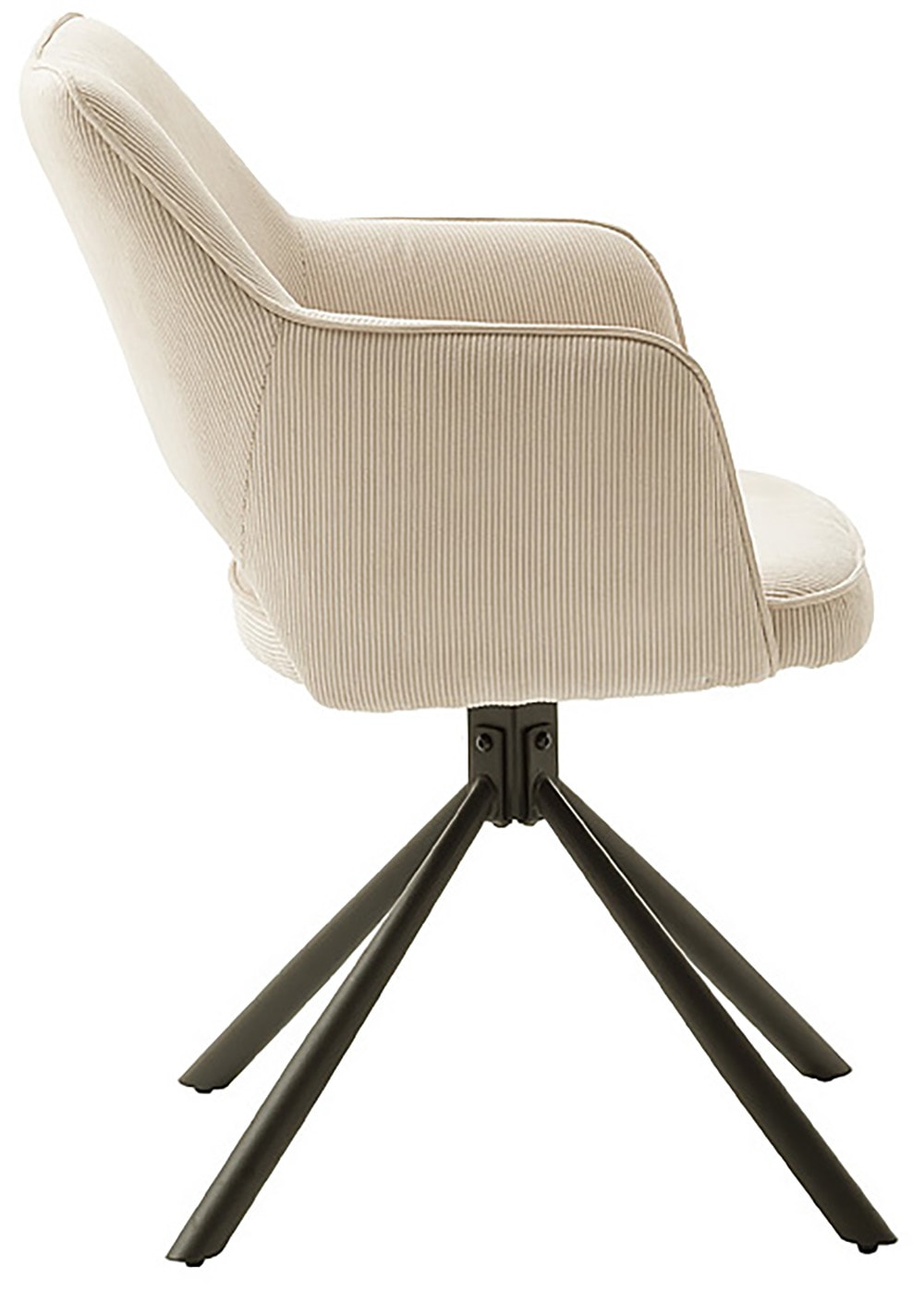 MCA furniture Esszimmerstuhl »LUZON« () (2er-Set), drehbar 180°, Belastbarkeit 120 kg, Sitzhöhe ca. 50 cm