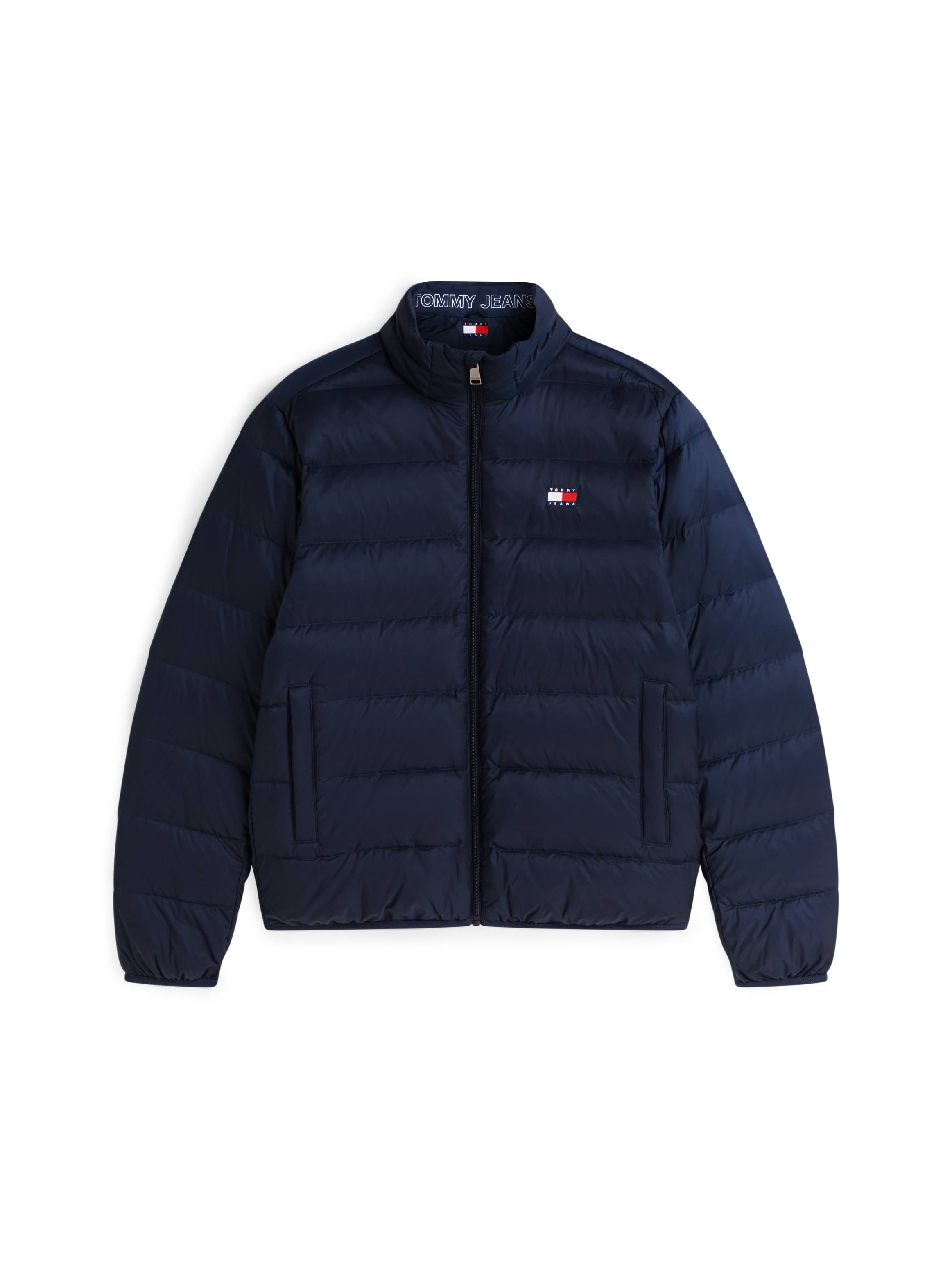 Tommy Jeans Veste matelassée »LIGHT DOWN PACKBL JACKET« sans capuche coupe régulière avec col montant, rembourré de duvet