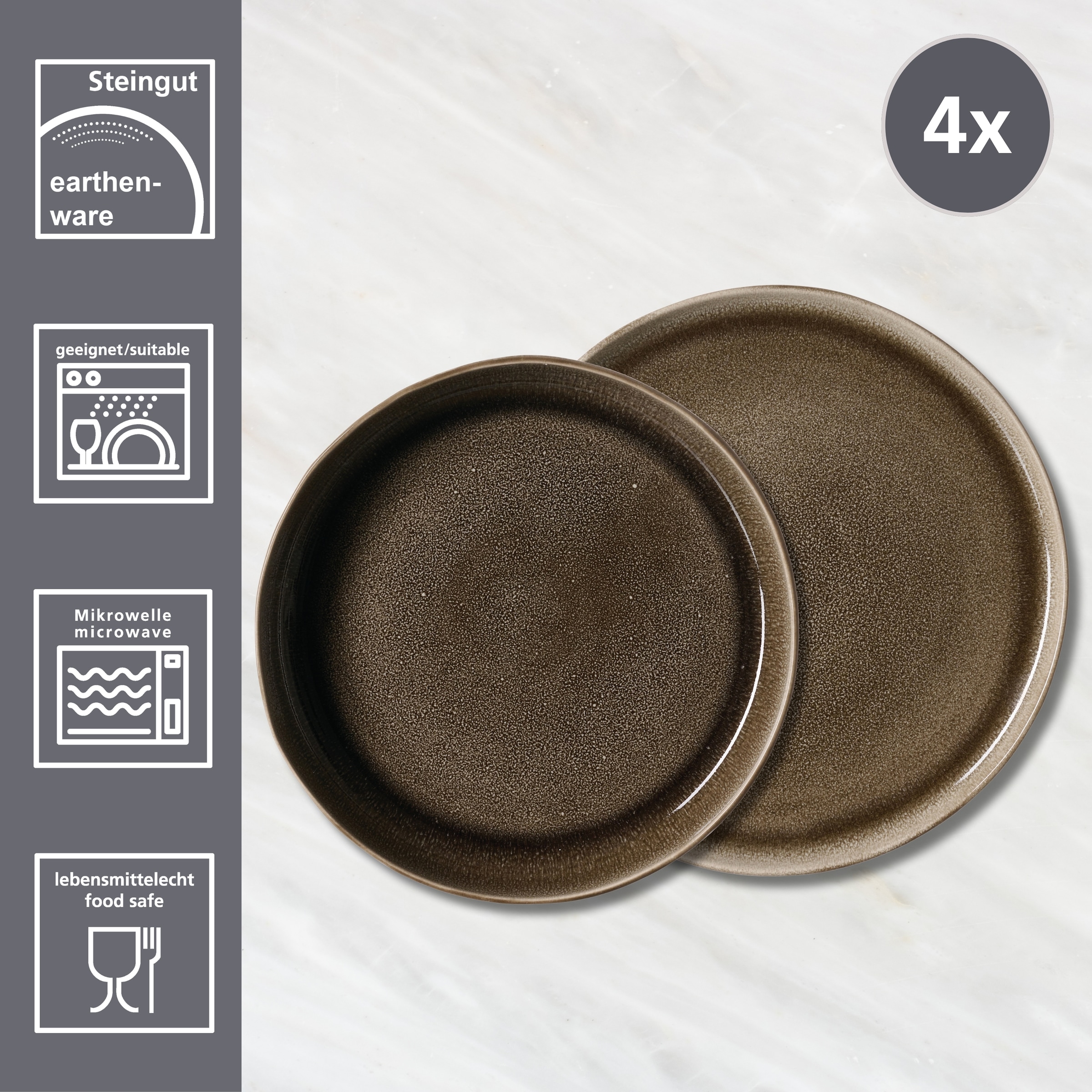Ritzenhoff & Breker Tafelservice »Eda« aus Steingut für 4 Personen